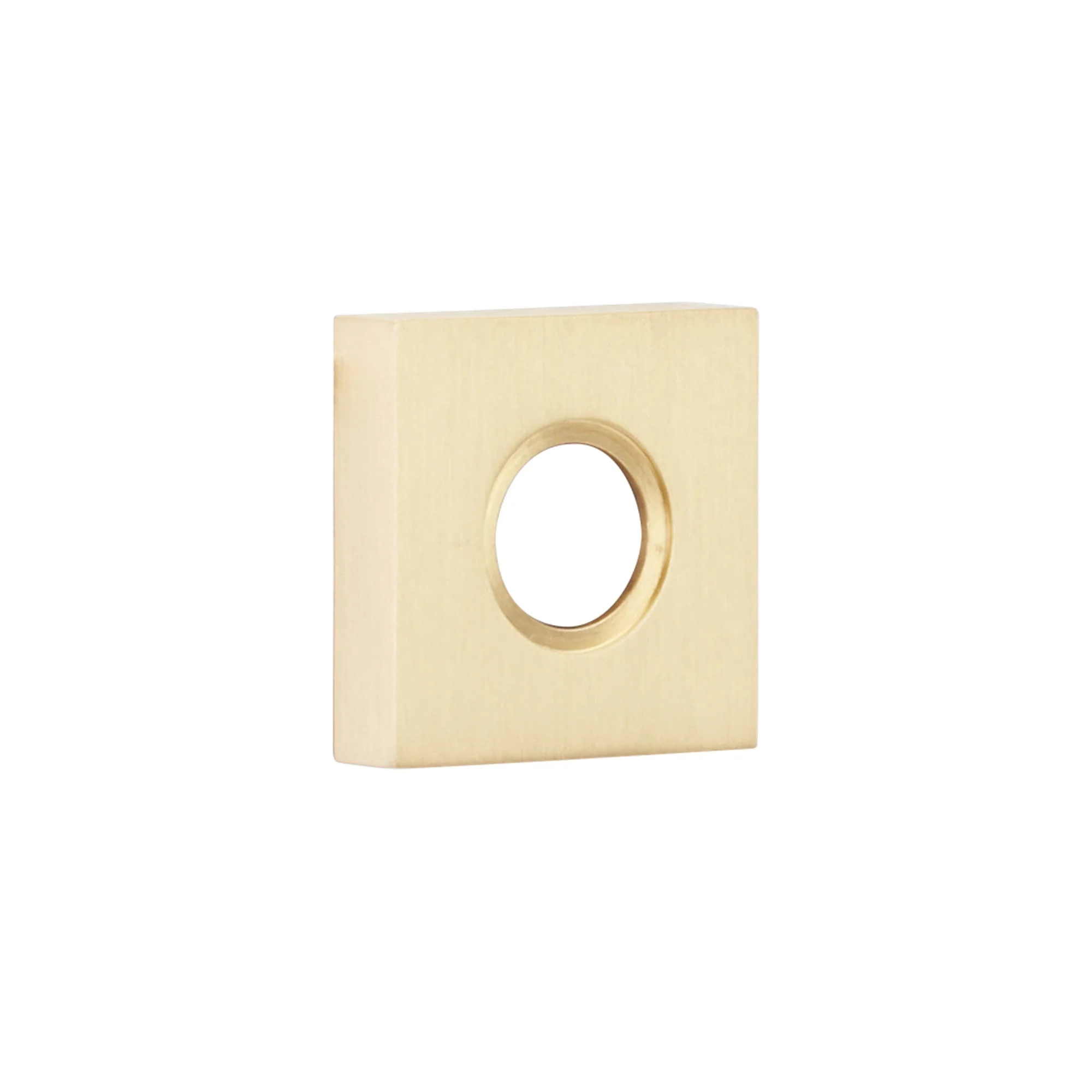 Modern Tubular Brass Single Robe Hook with Rosette - Image 61