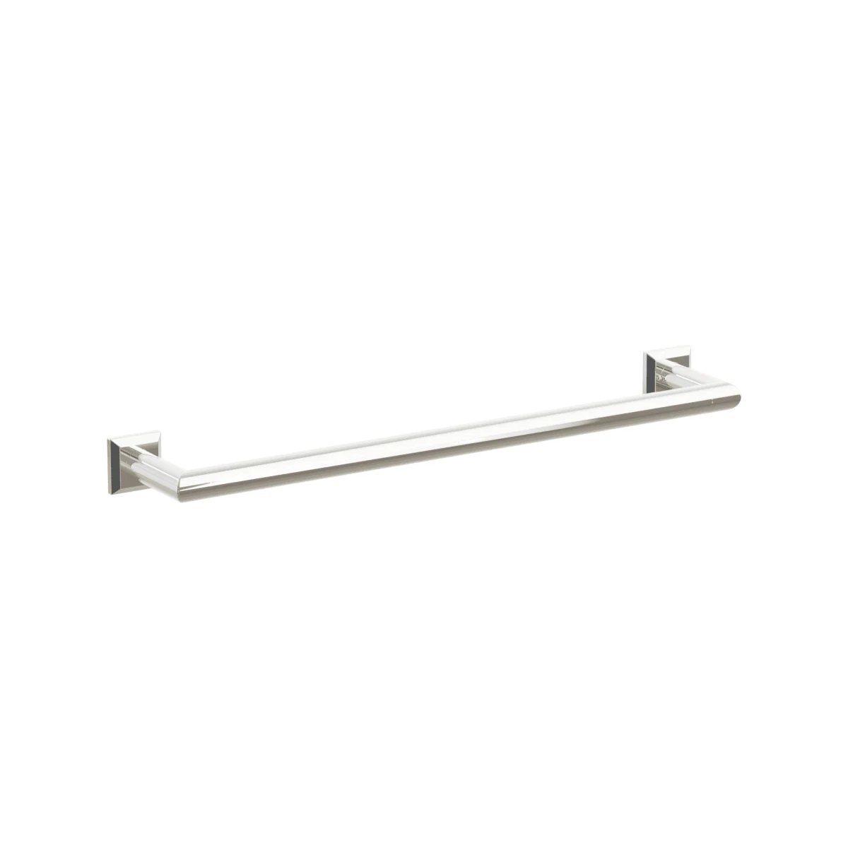 Modern Tubular Brass Towel Bar 18" - Image 4