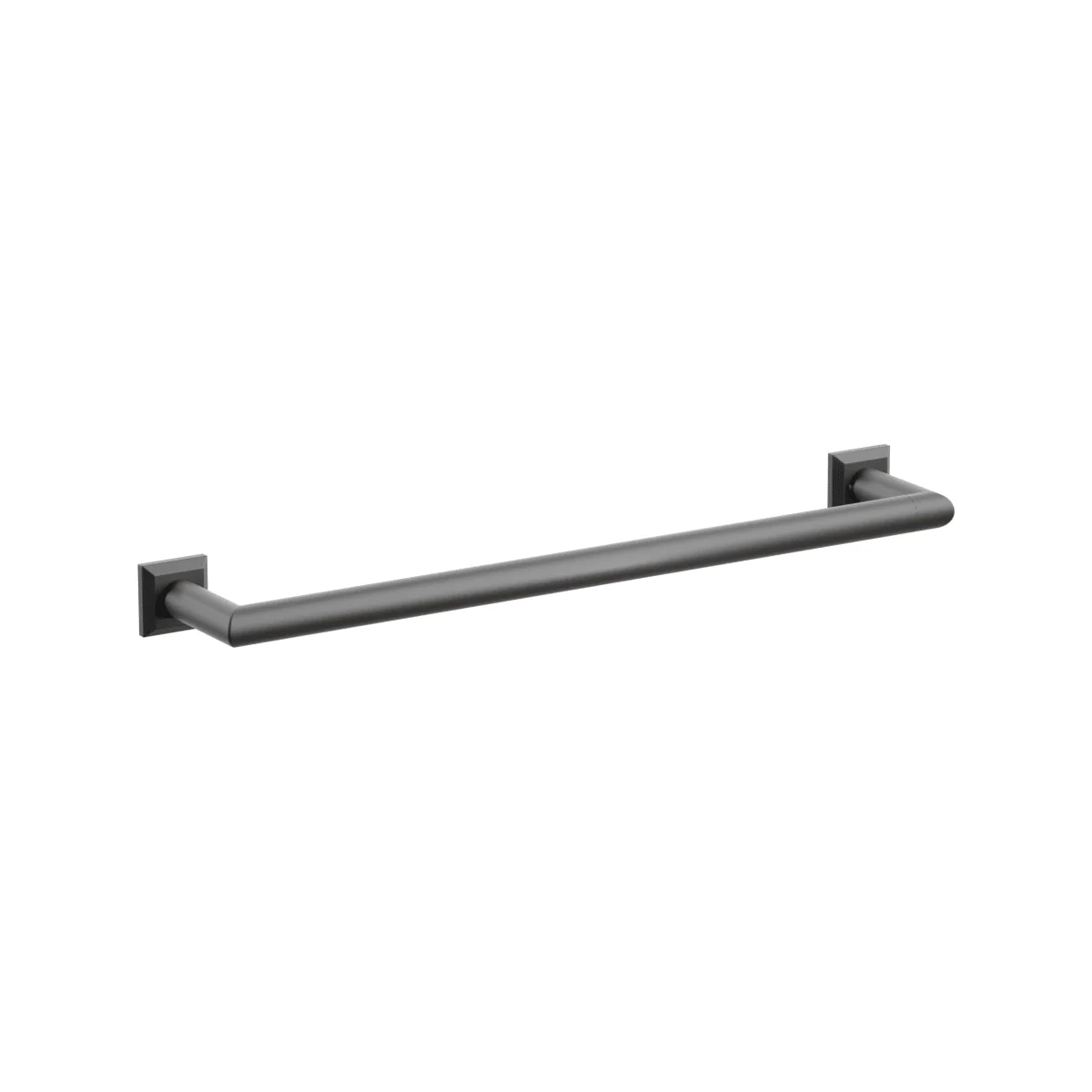 Modern Tubular Brass Towel Bar 18" - Image 8