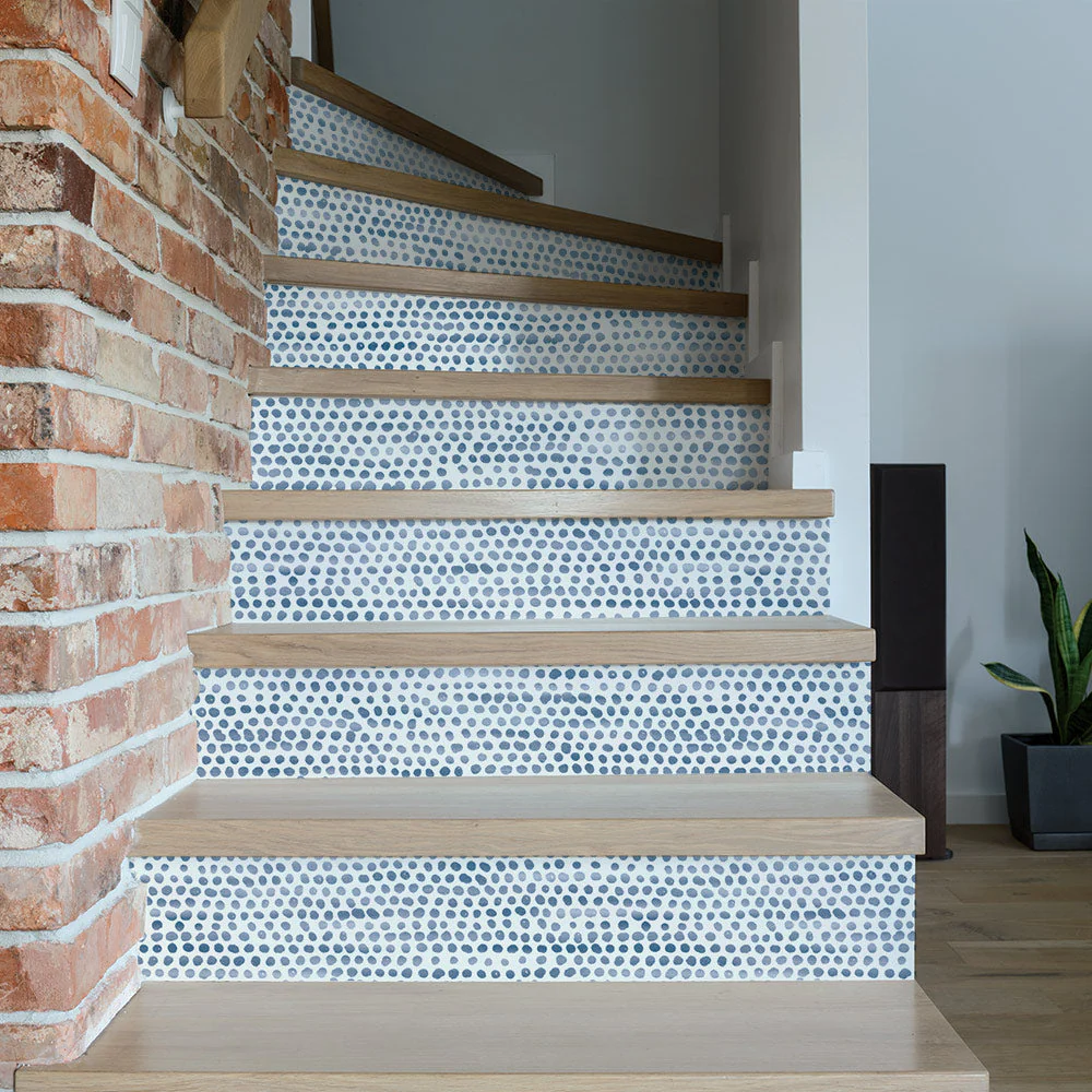 Moire Dots Peel and Stick Wallpaper - Image 6
