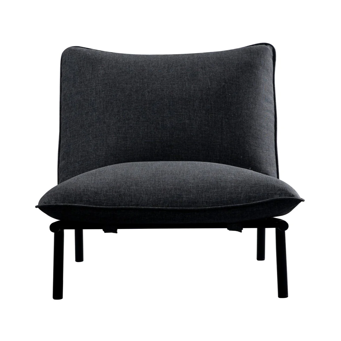 Morgan Outdoor Accent Chair Speckled Charcoal