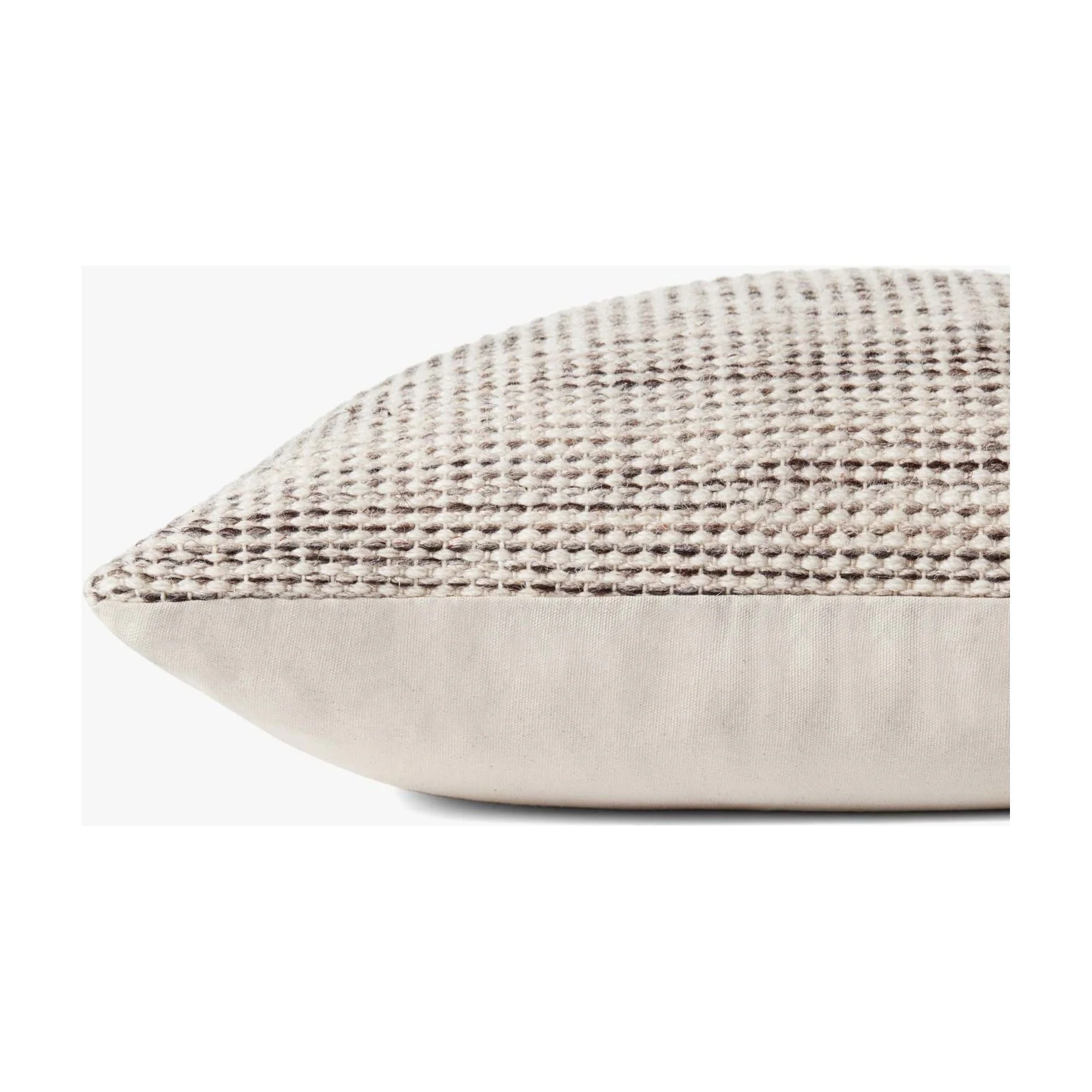 Morro Natural Grey Pillow | Amber Lewis x Loloi - Image 4