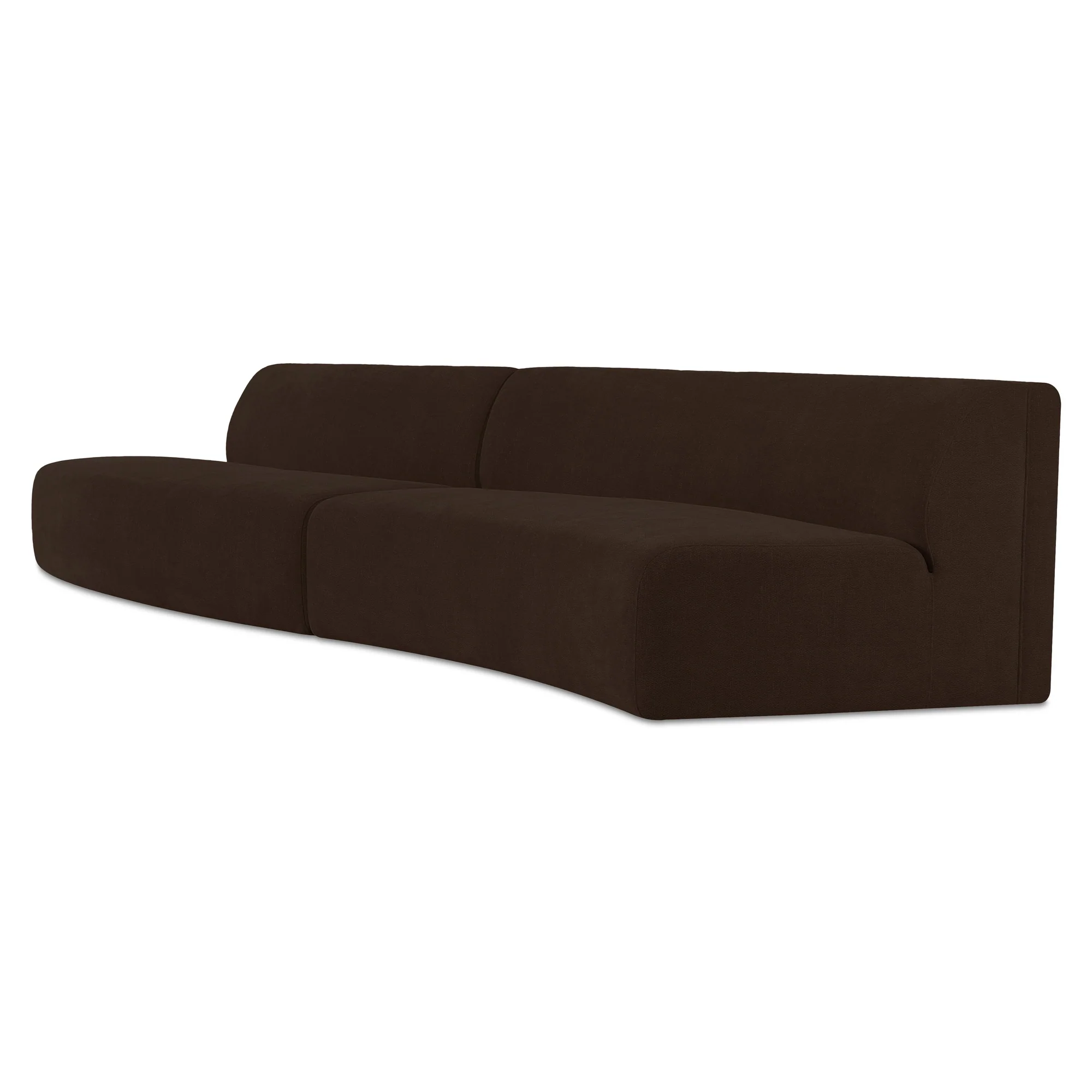 Naomi 2 Piece Wave Modular Sectional - Image 4