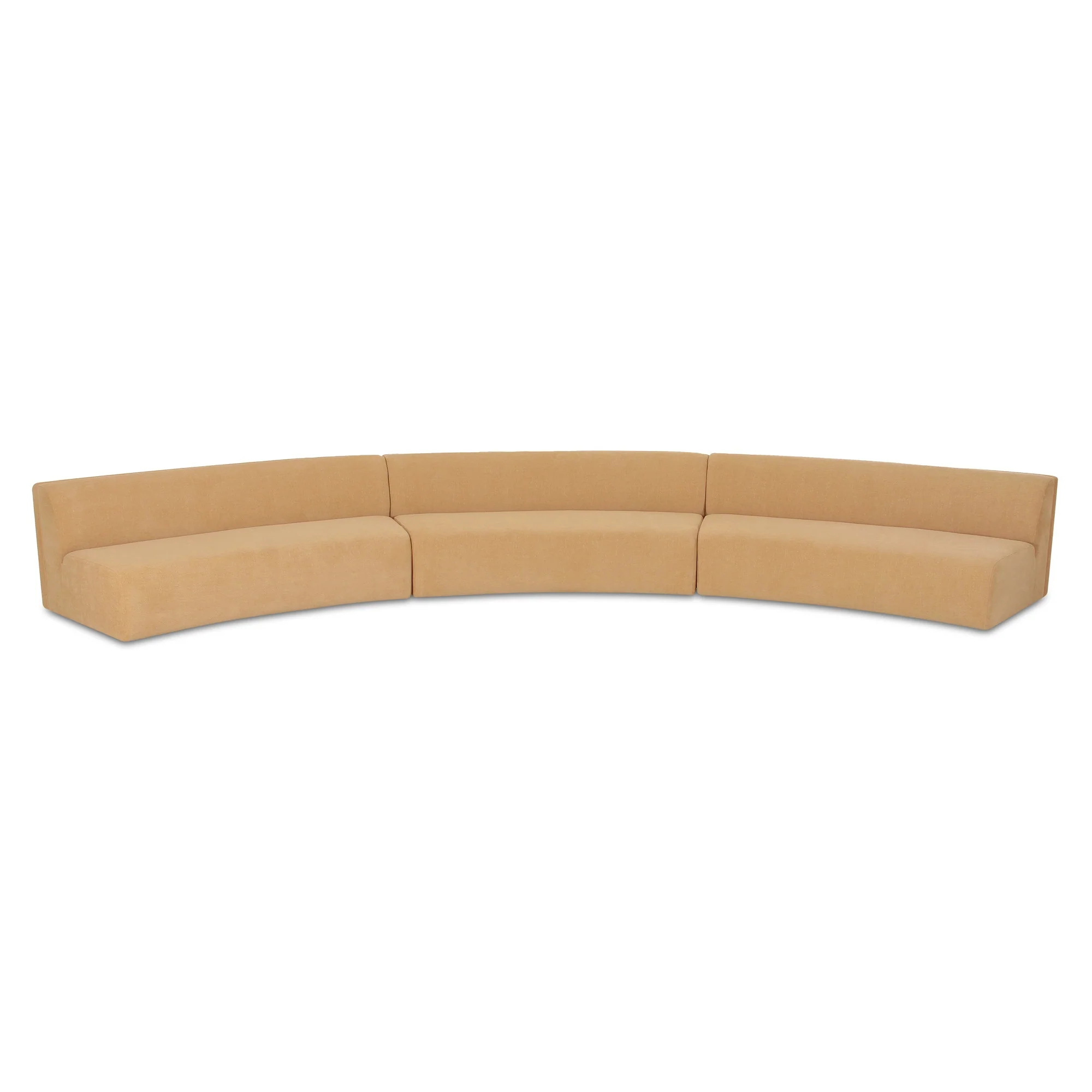 Naomi 3 Piece Concave Modular Sectional - Image 7