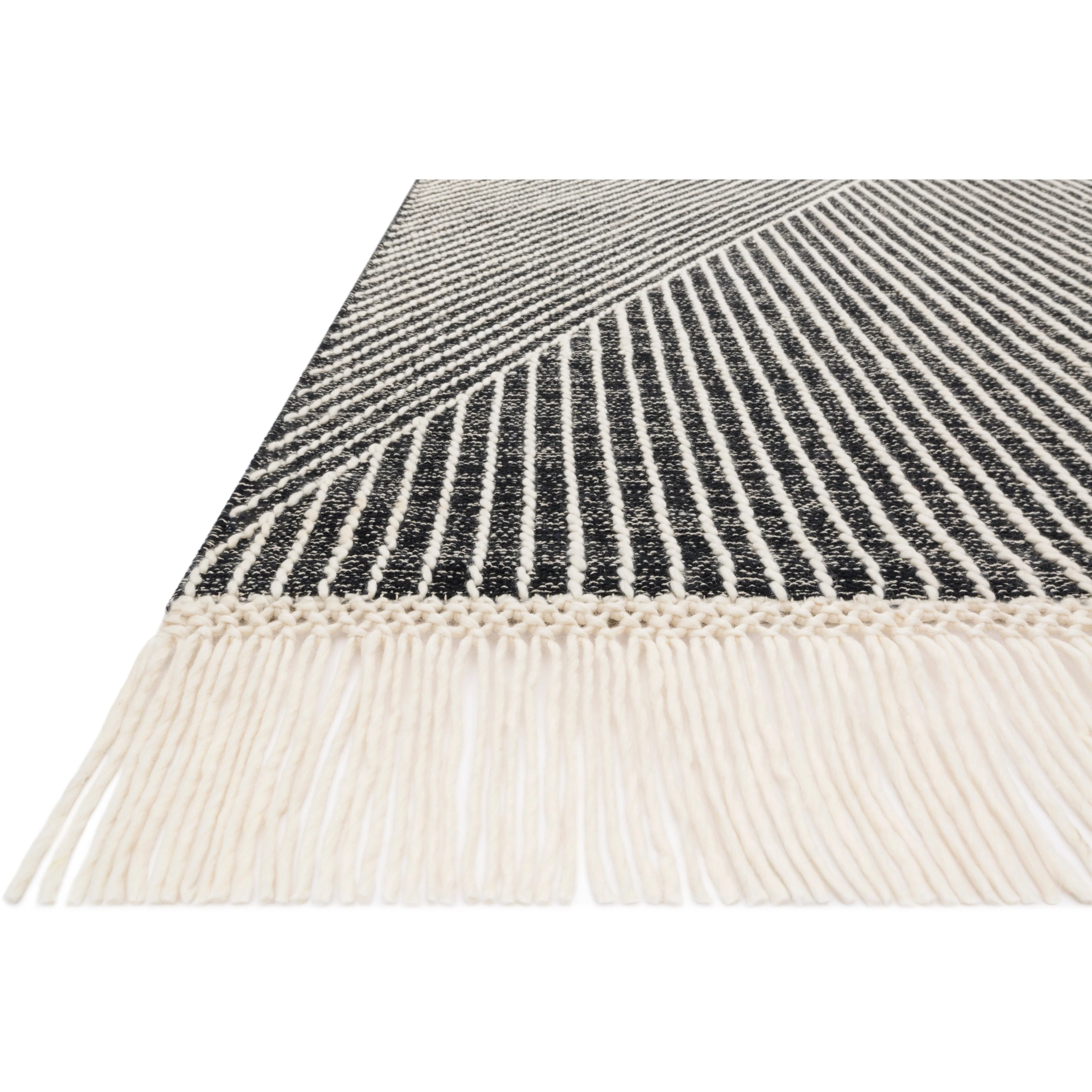 Newton Charcoal / Ivory Rug | Magnolia Home by Joanna Gaines x Loloi - Image 3
