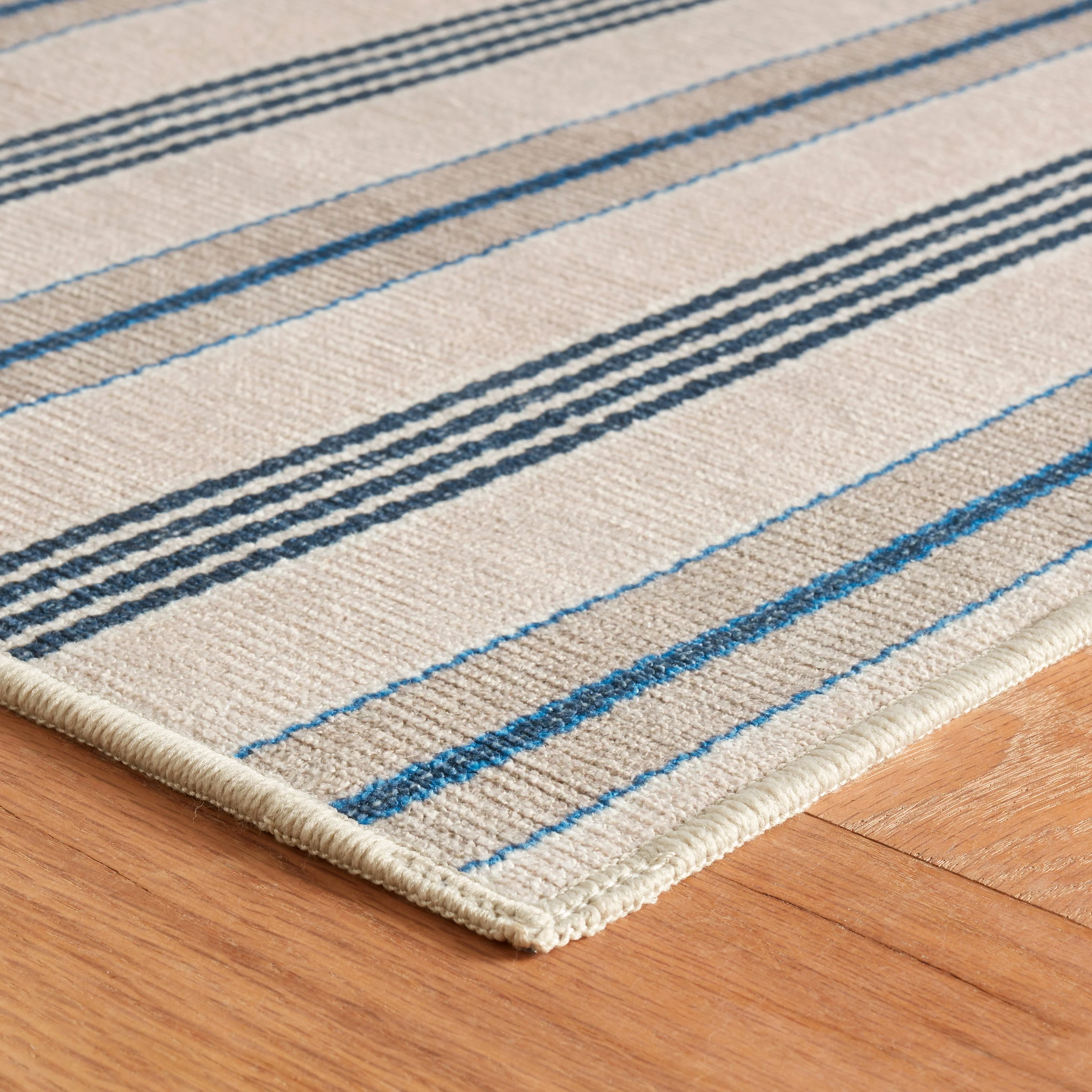 Nimes Ticking Neutral Rug - Image 6