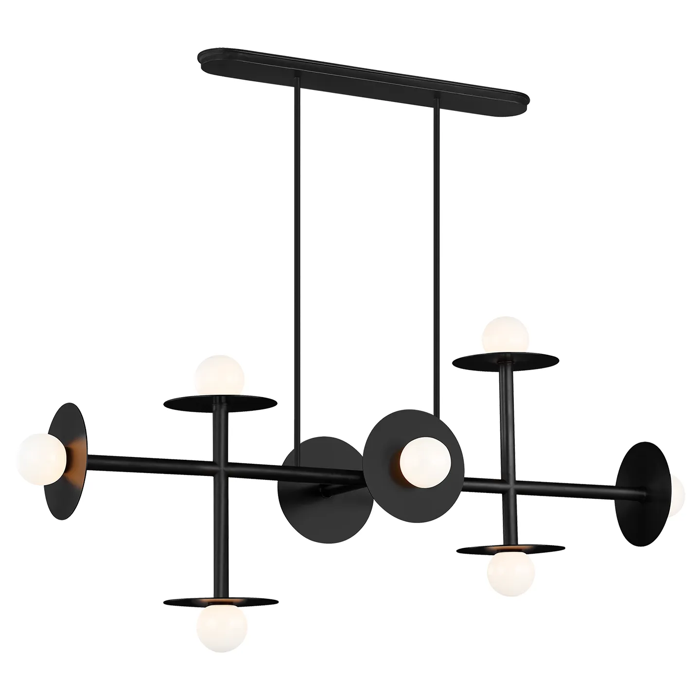 Nodes Large Linear Chandelier - Image 2