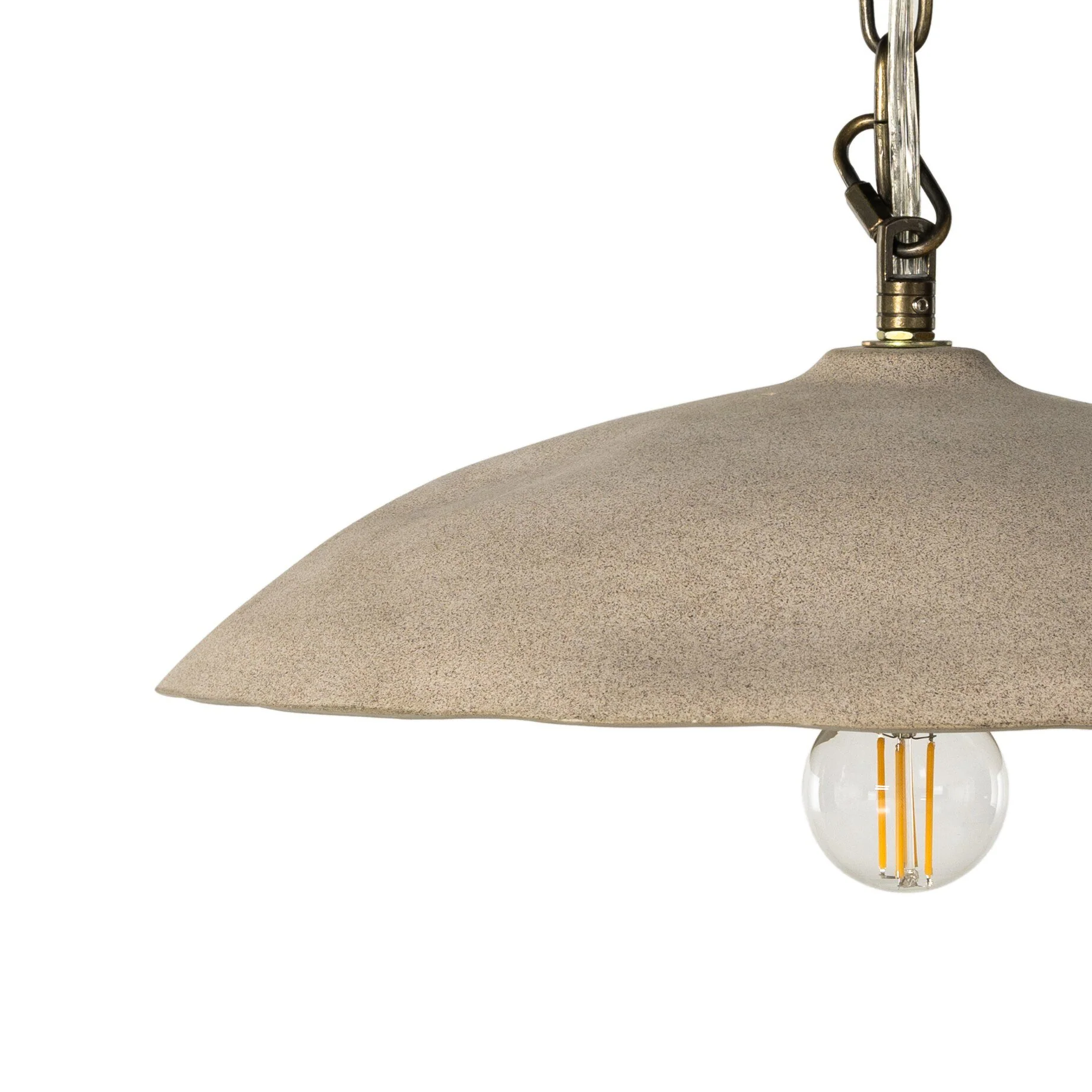 Organic Ceramic Pendant - Image 4