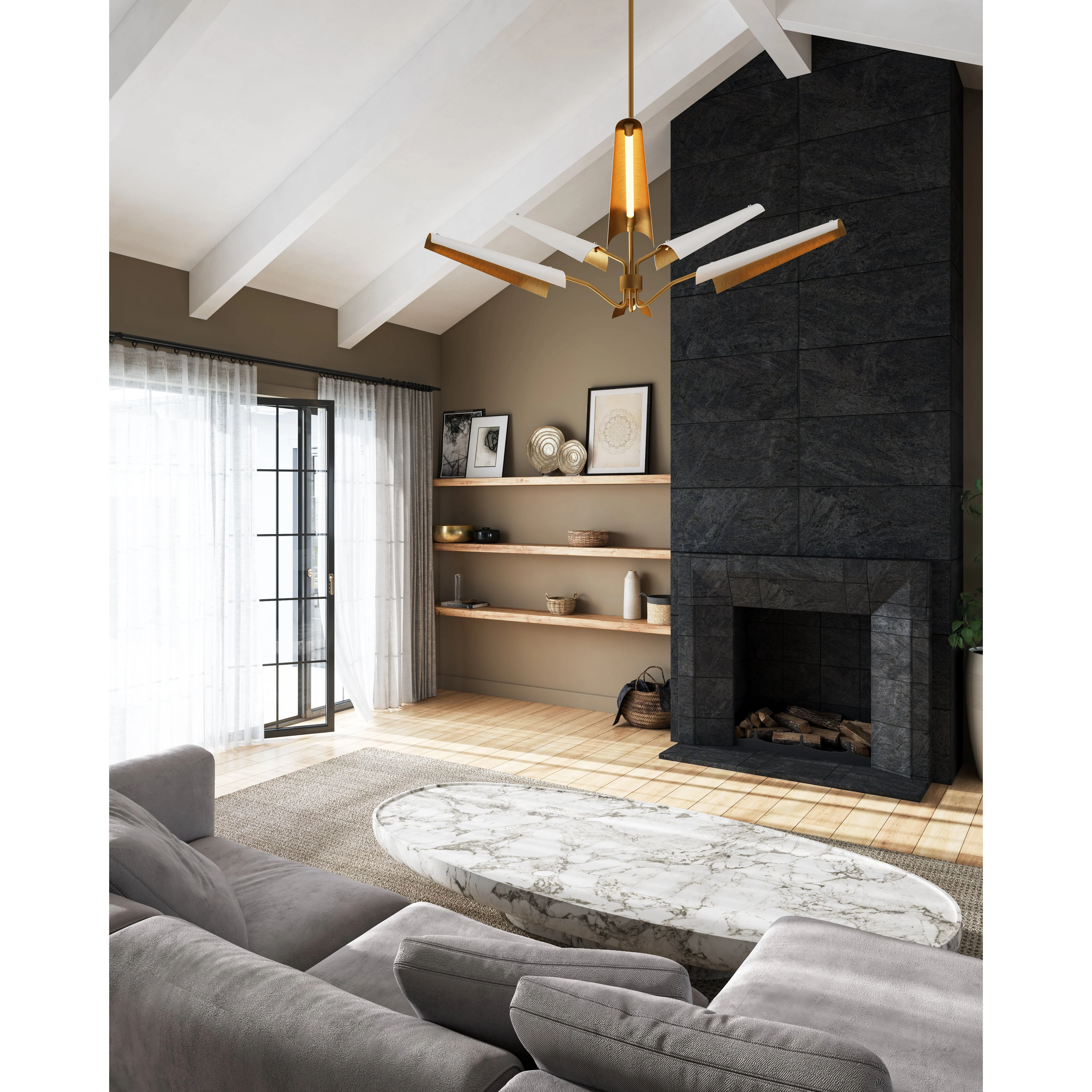 Osorio Six Lights Chandelier - Image 2