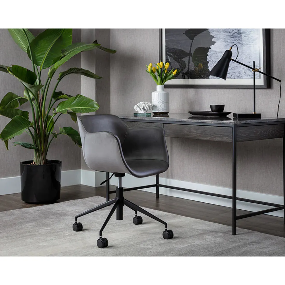 Owen Office Chair - Town Grey / Roman Grey - Image 2
