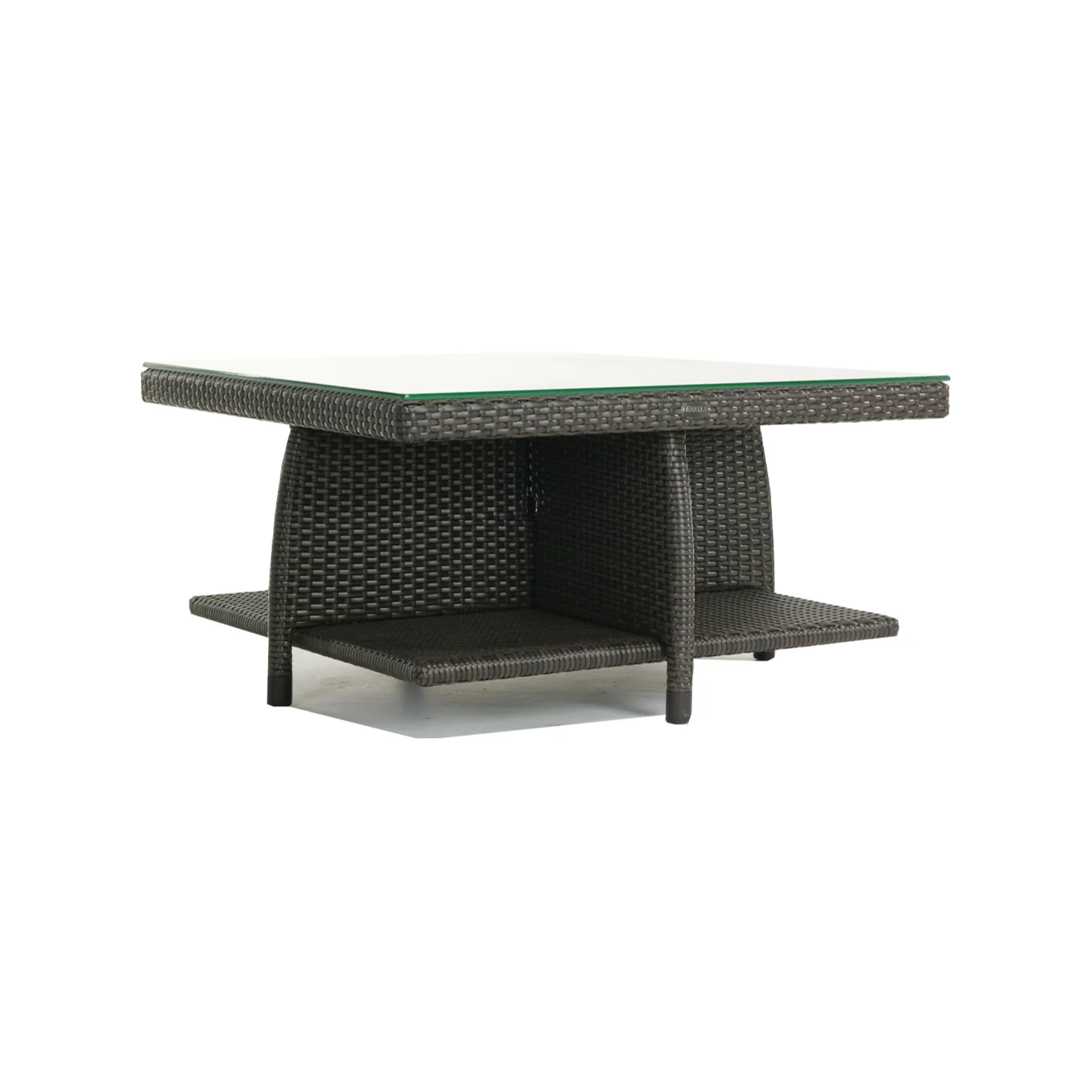 Palm Harbor Coffee Table With Clear Glass