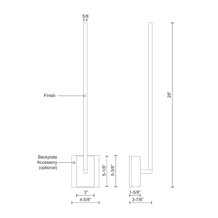 Pandora 25-in Wall Sconce - Image 2