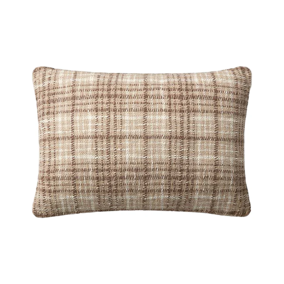 Beau Brown / Ivory Pillows | Chris Loves Julia x Loloi