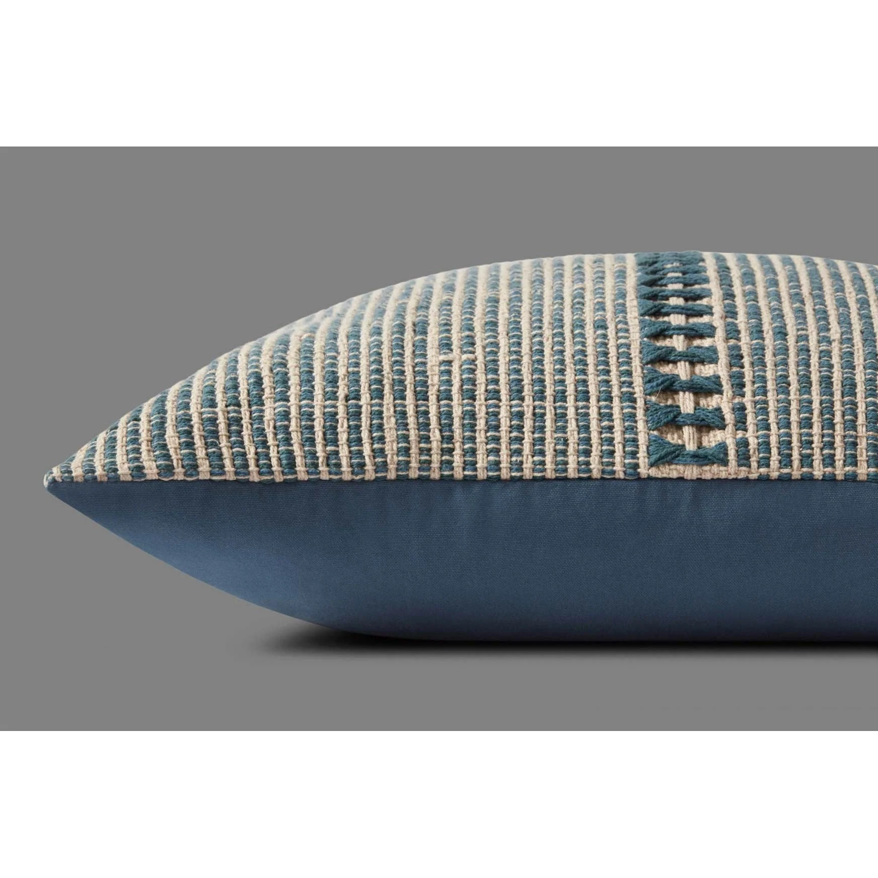 Harvey Blue / Natural Pillows | Chris Loves Julia x Loloi - Image 3