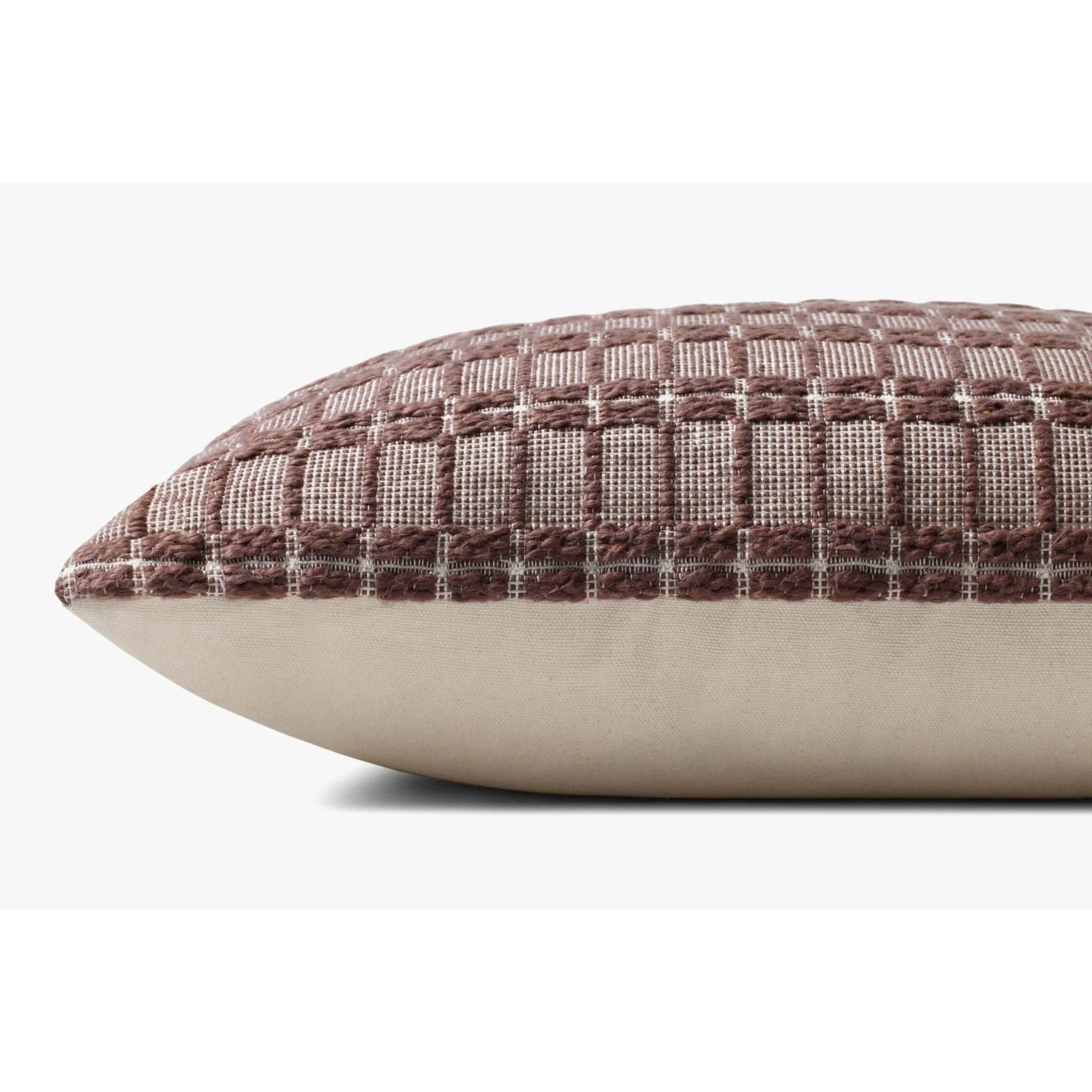 Poe Burgundy Pillows | Chris Loves Julia x Loloi - Image 3