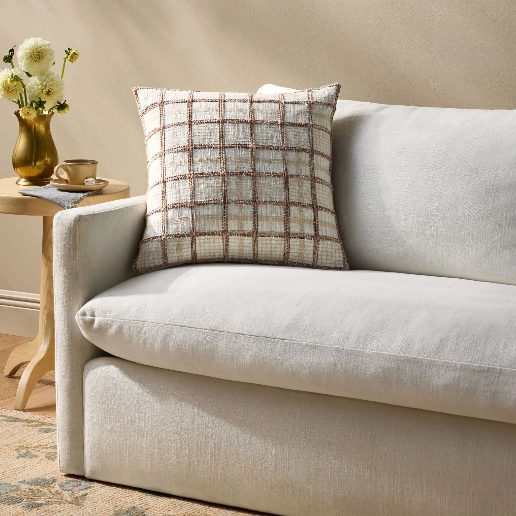 Norman Ivory / Brown Pillows | Chris Loves Julia x Loloi - Image 2