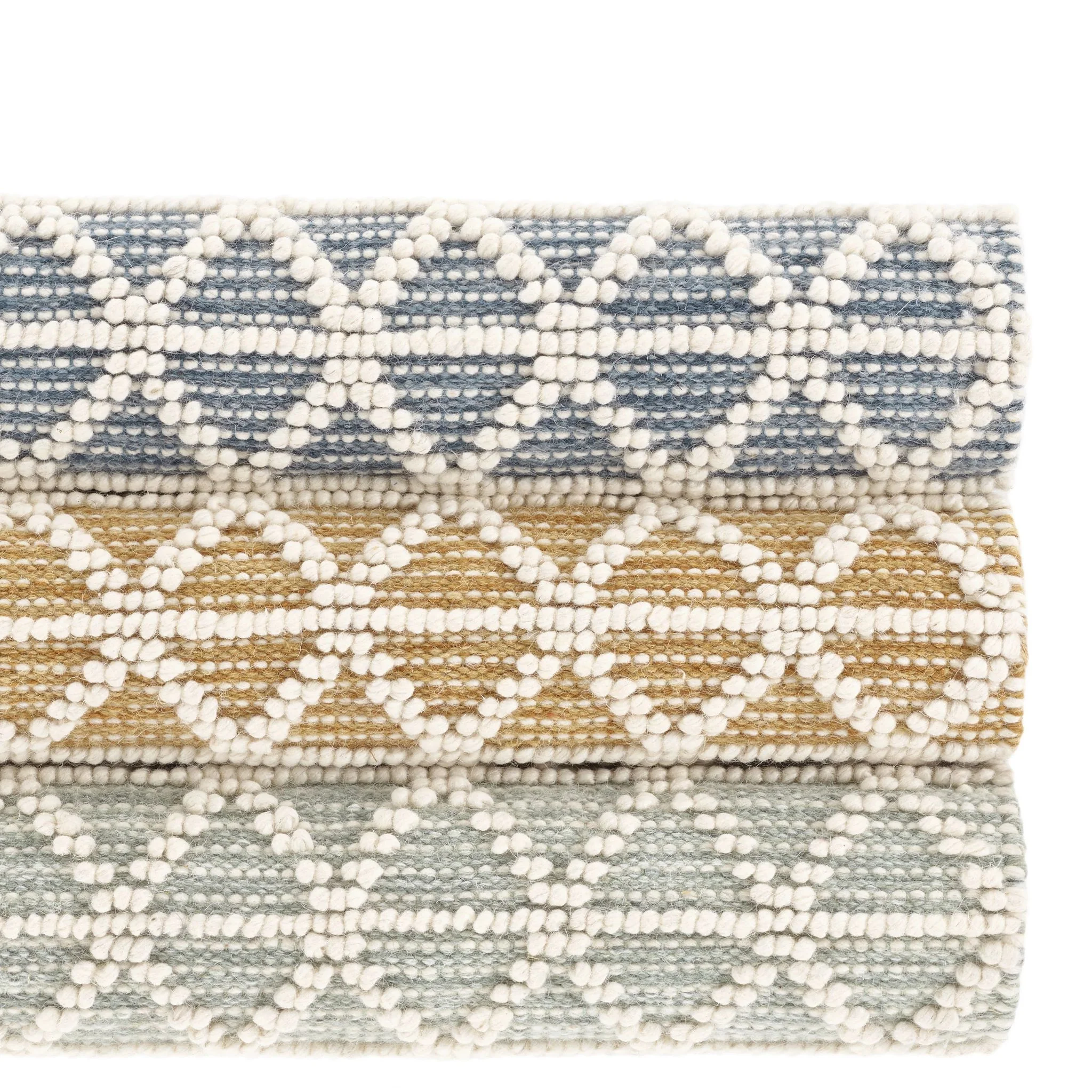 Pembrook Blue Handwoven Wool Rug - Image 8