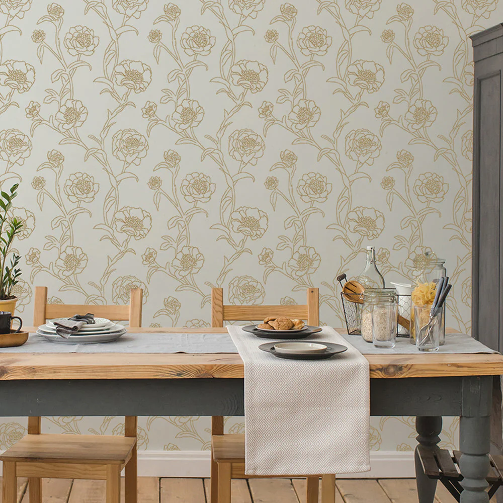 Peonies Peel and Stick Wallpaper - Image 31