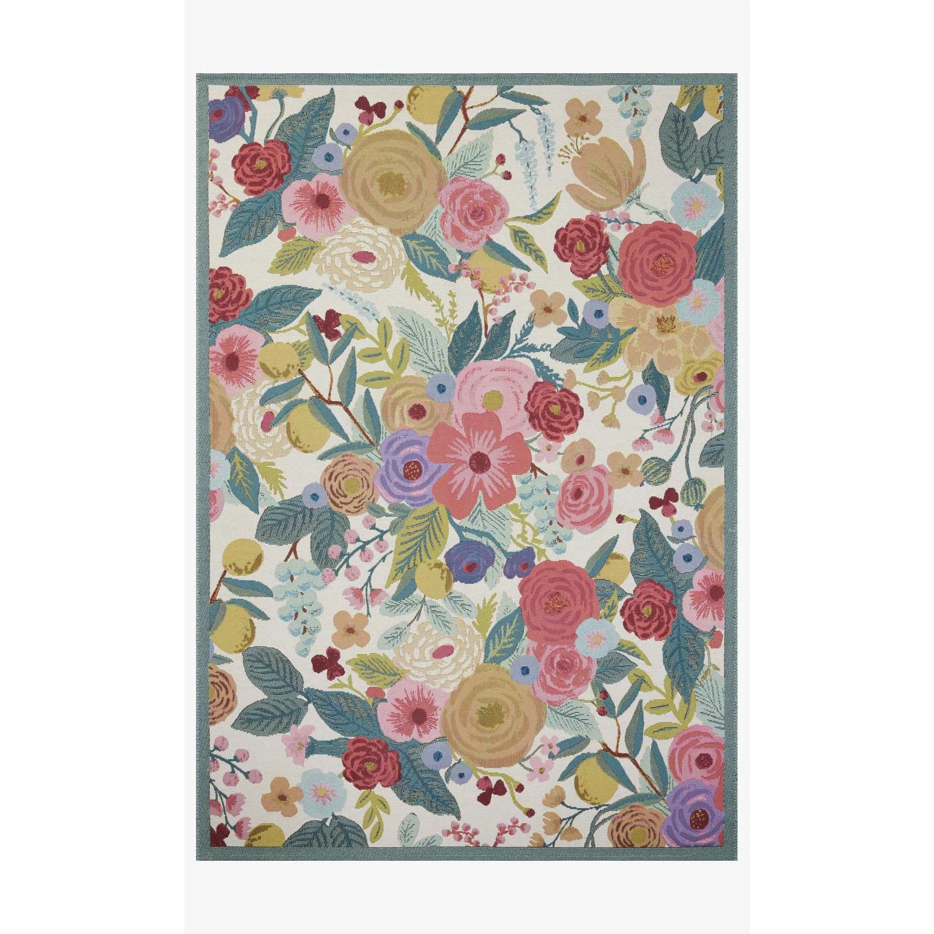 Perennial Rose / Multi Rug | Rifle Paper Co. x Loloi