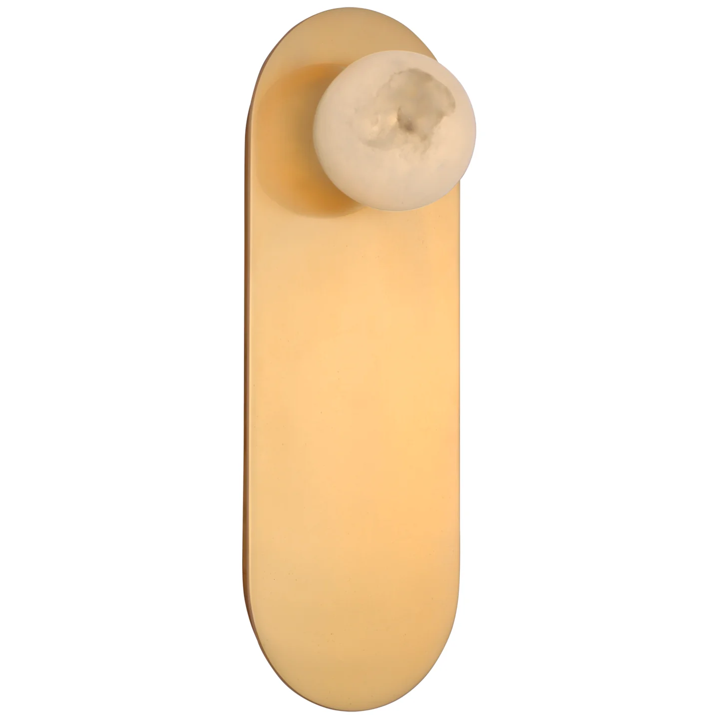 Pertica 9" Sconce - Mirrored Antique Brass | Open Box