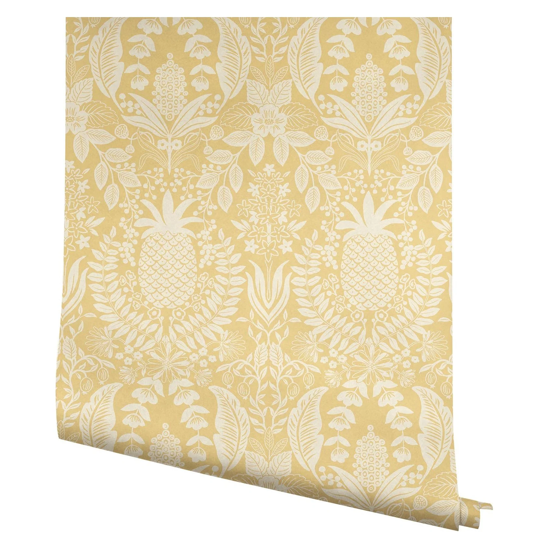 Pineapple Damask Wallpaper - Image 4