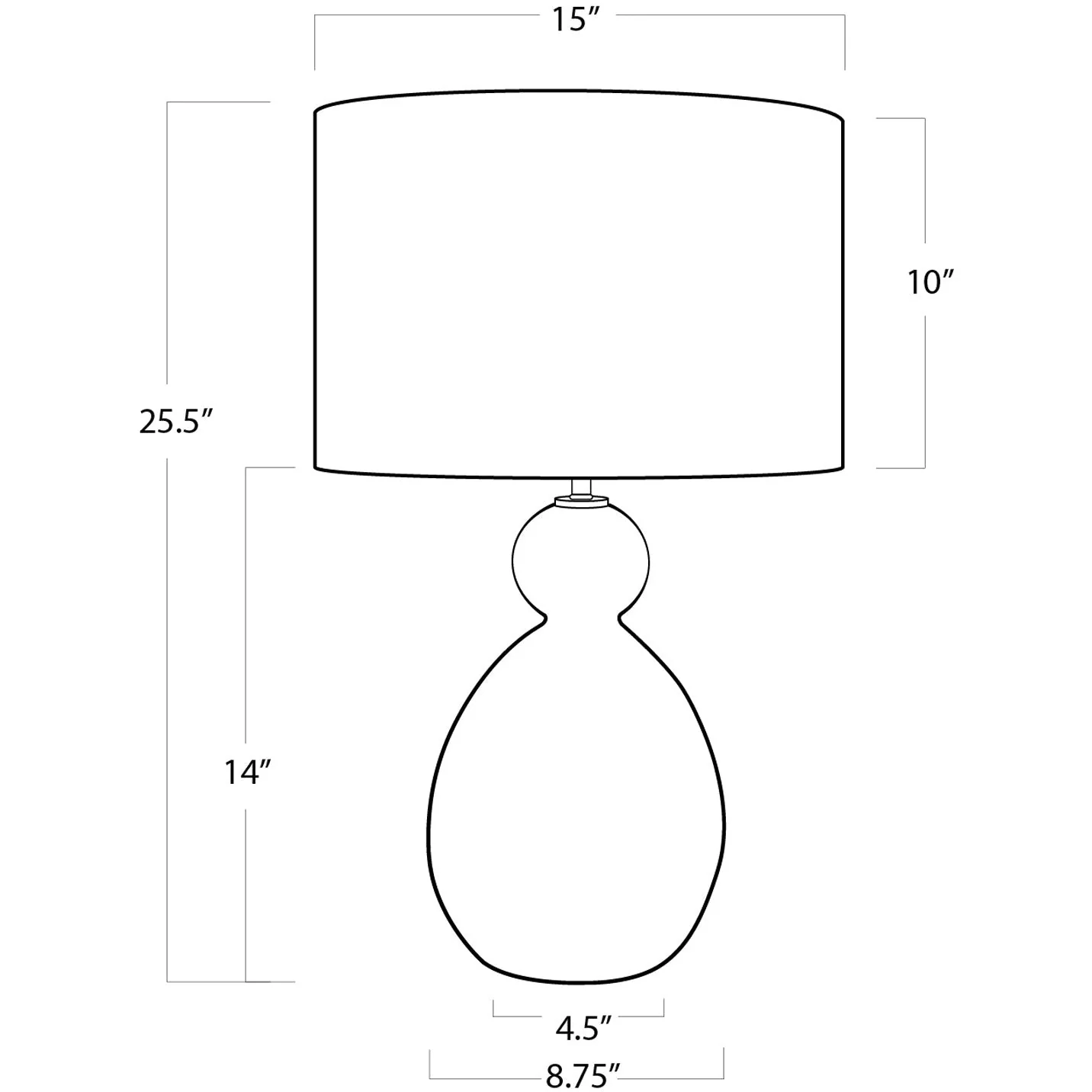 Playa Ceramic Table Lamp - Image 7