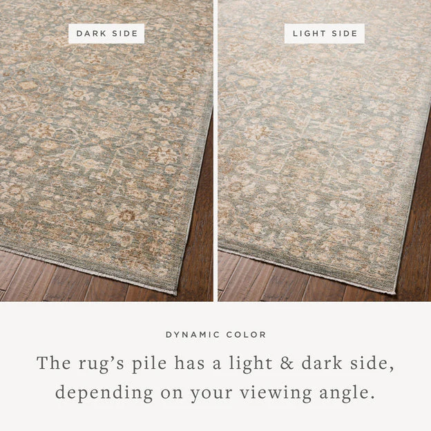 Palma Blue / Natural Rug | Chris Loves Julia x Loloi - Image 2