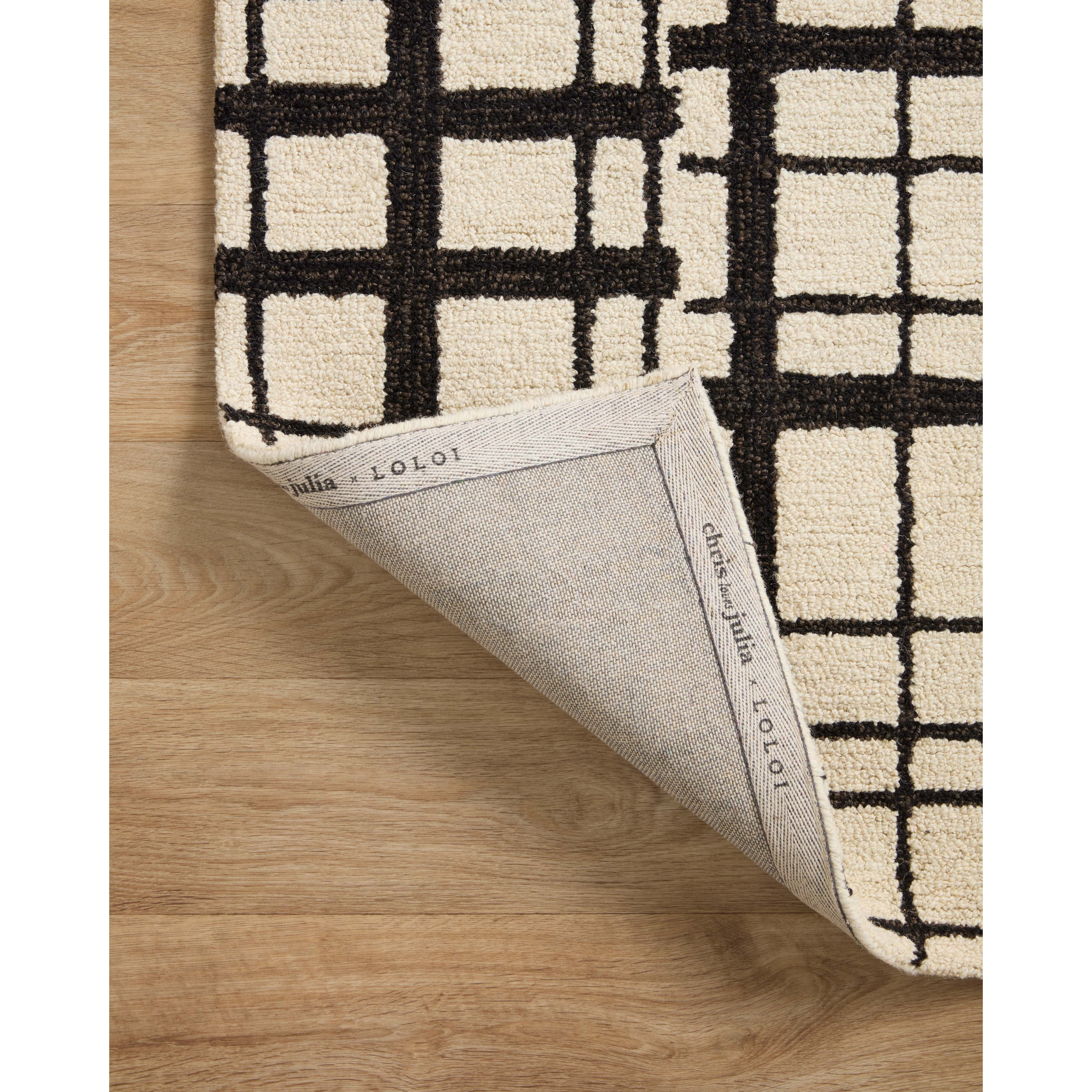 Polly Black / Ivory Rug | Chris Loves Julia x Loloi - Image 6