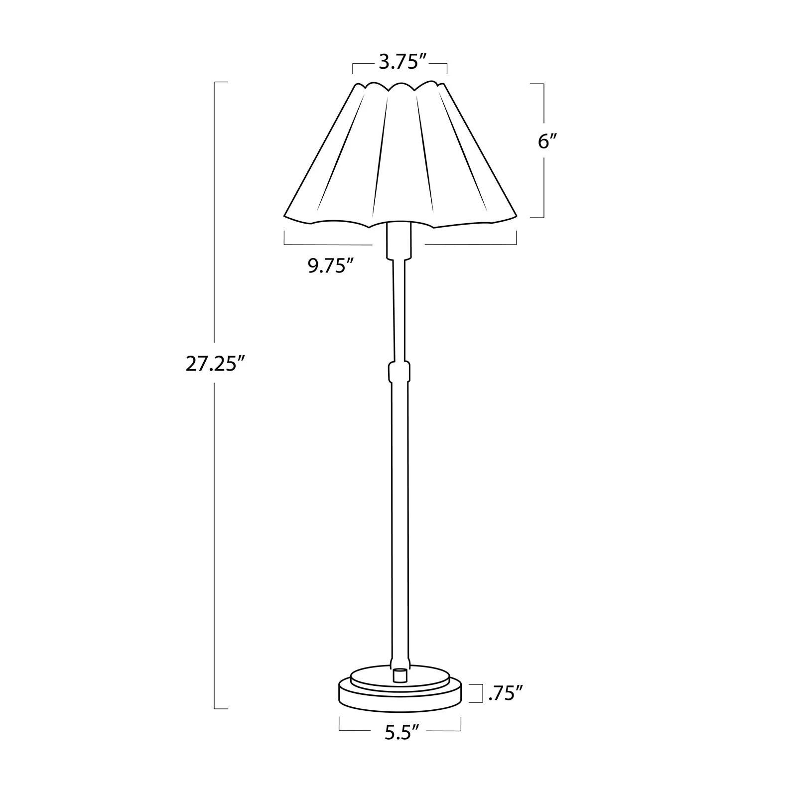 Polly Buffet Lamp - Image 4
