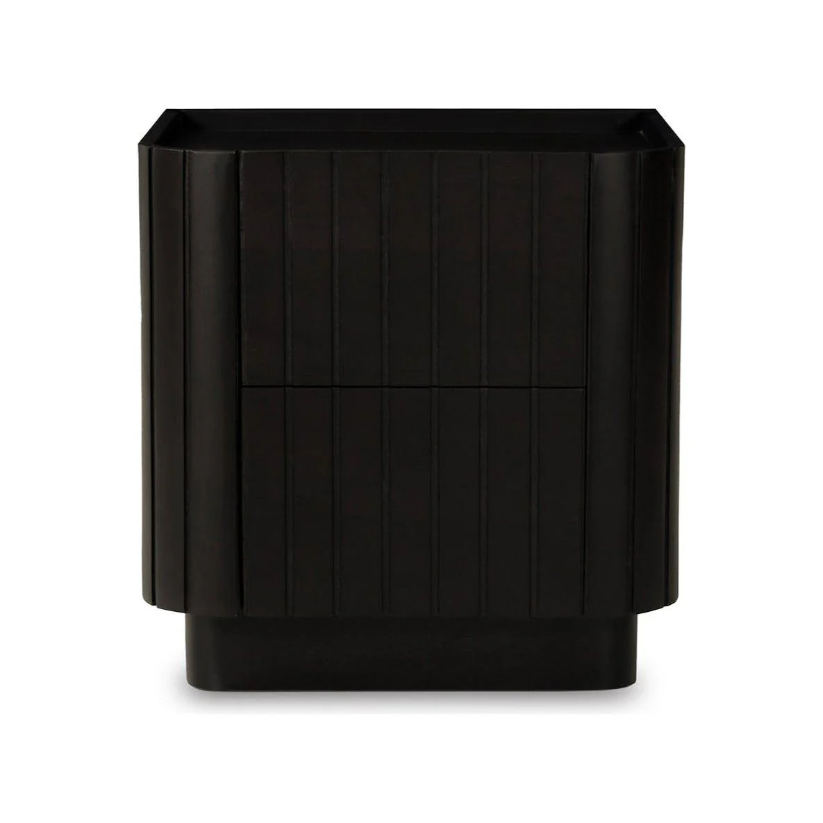 Povera Black Nightstand