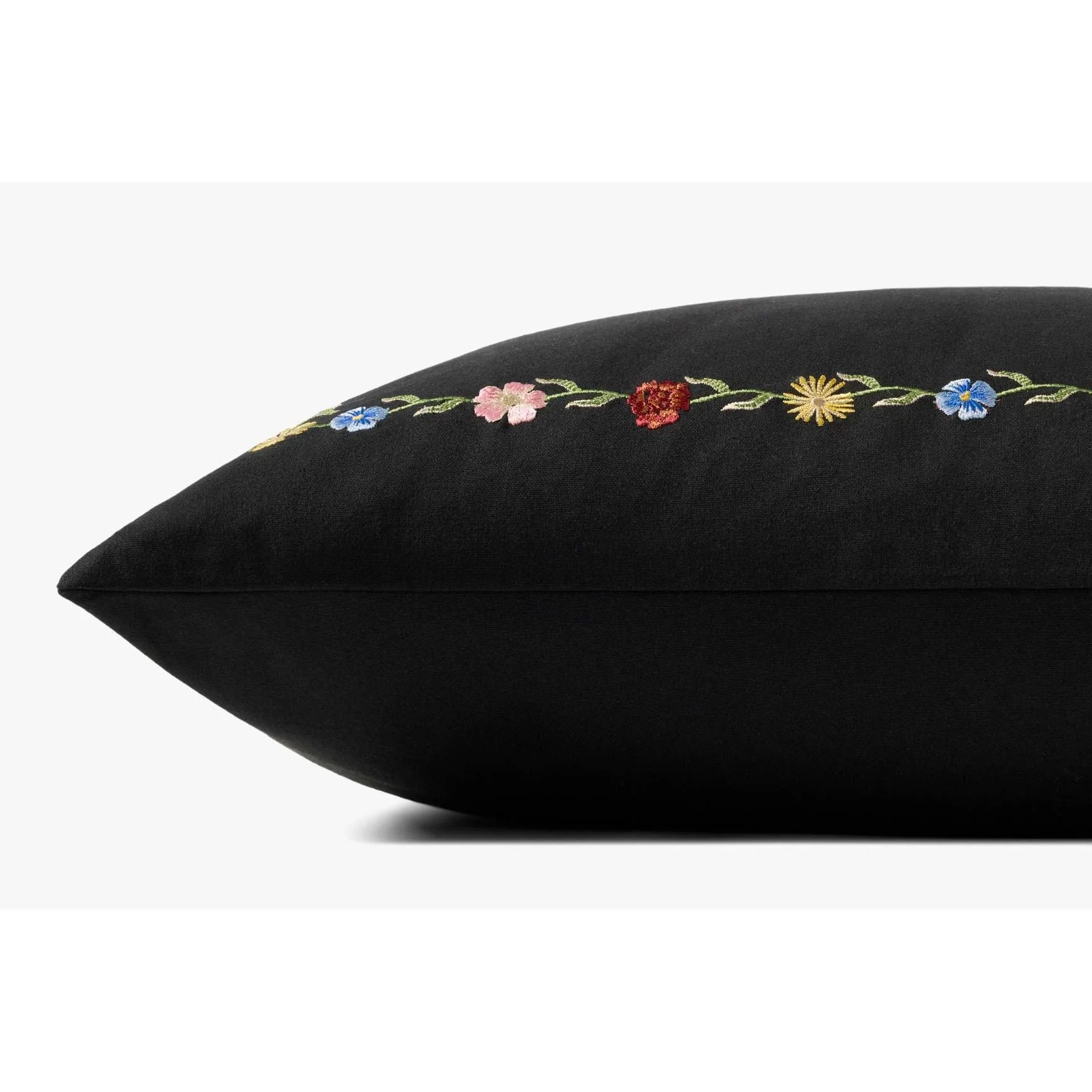 Black / Multi Pillows | Rifle Paper Co. x Loloi - Image 2