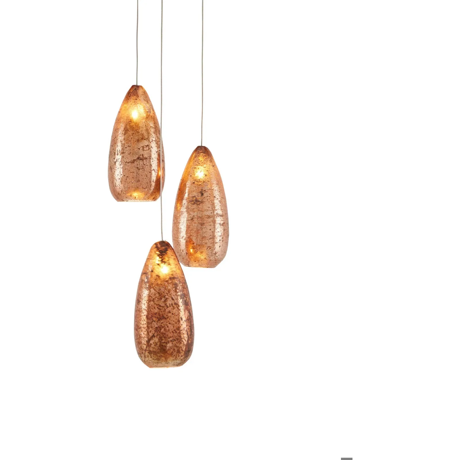 Rame 3-Light Round Multi-Drop Pendant