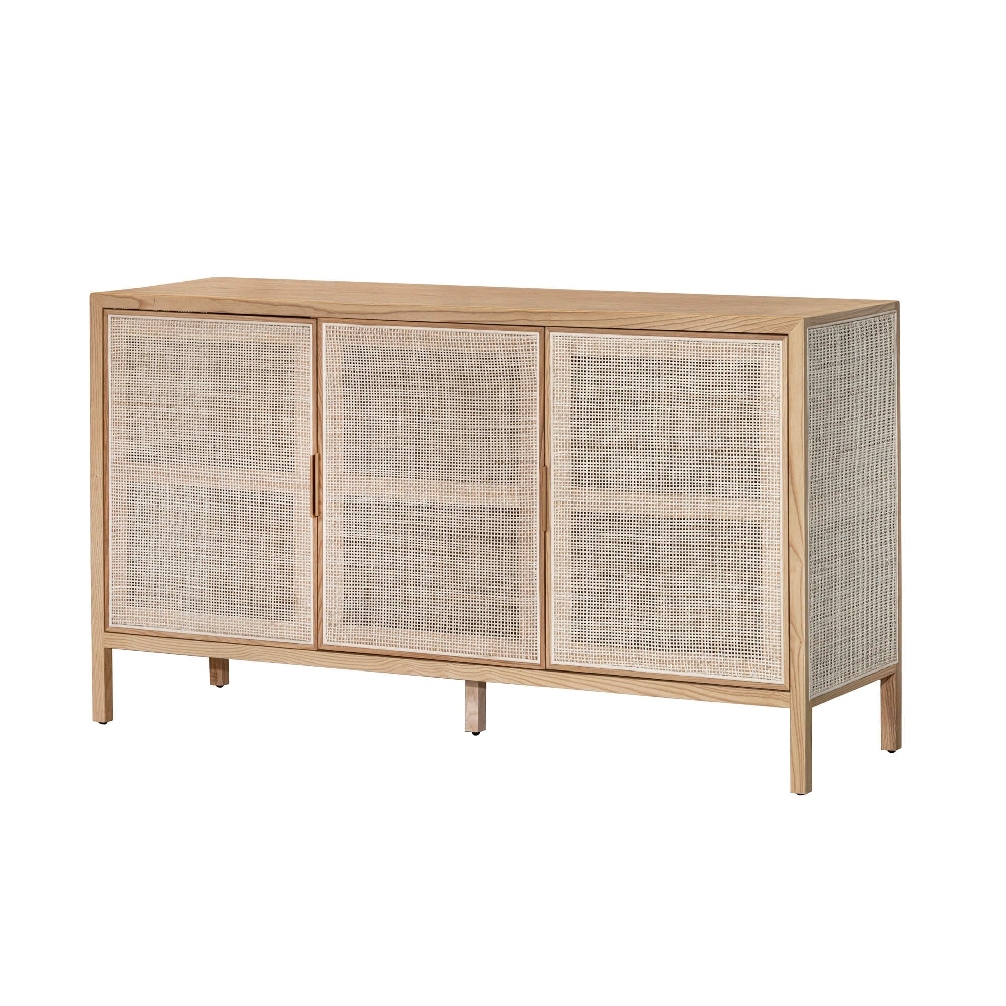 Rattana 3 Door Sideboard - Natural - Image 2