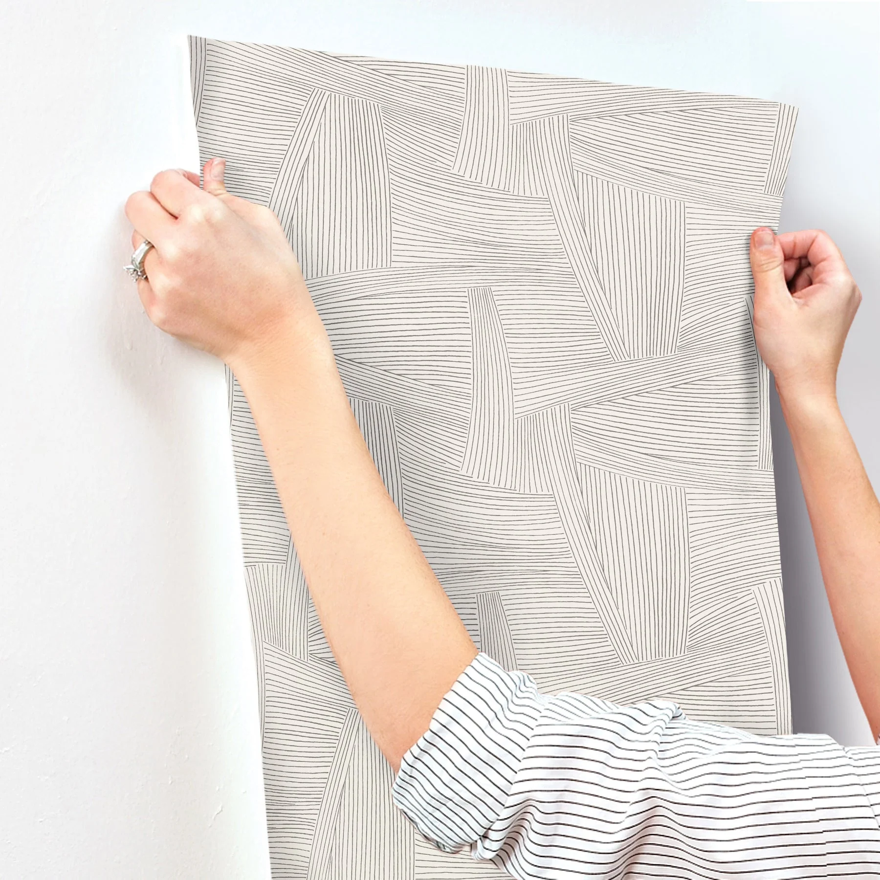 Reid Woven Geometric Wallpaper - Image 27