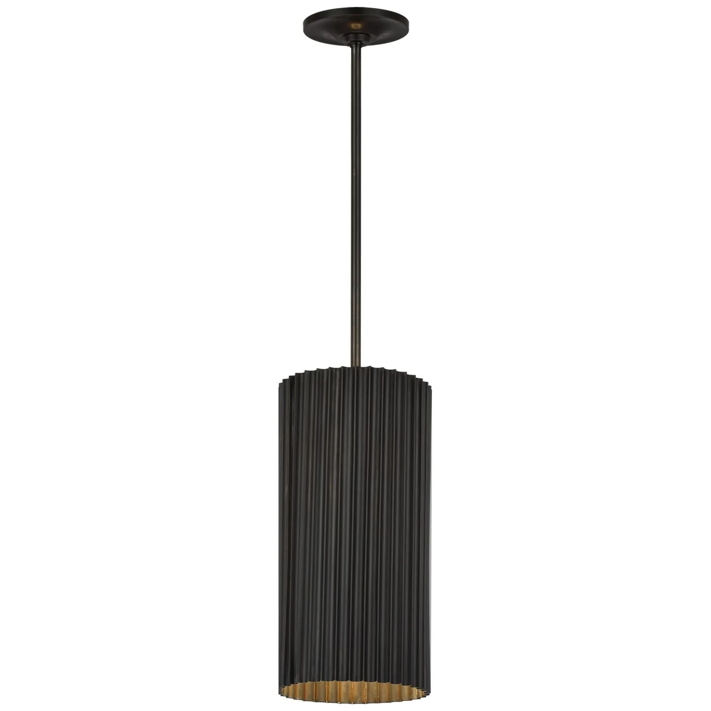 Rivers Fluted Pendant - Small - Bronze | Open Box