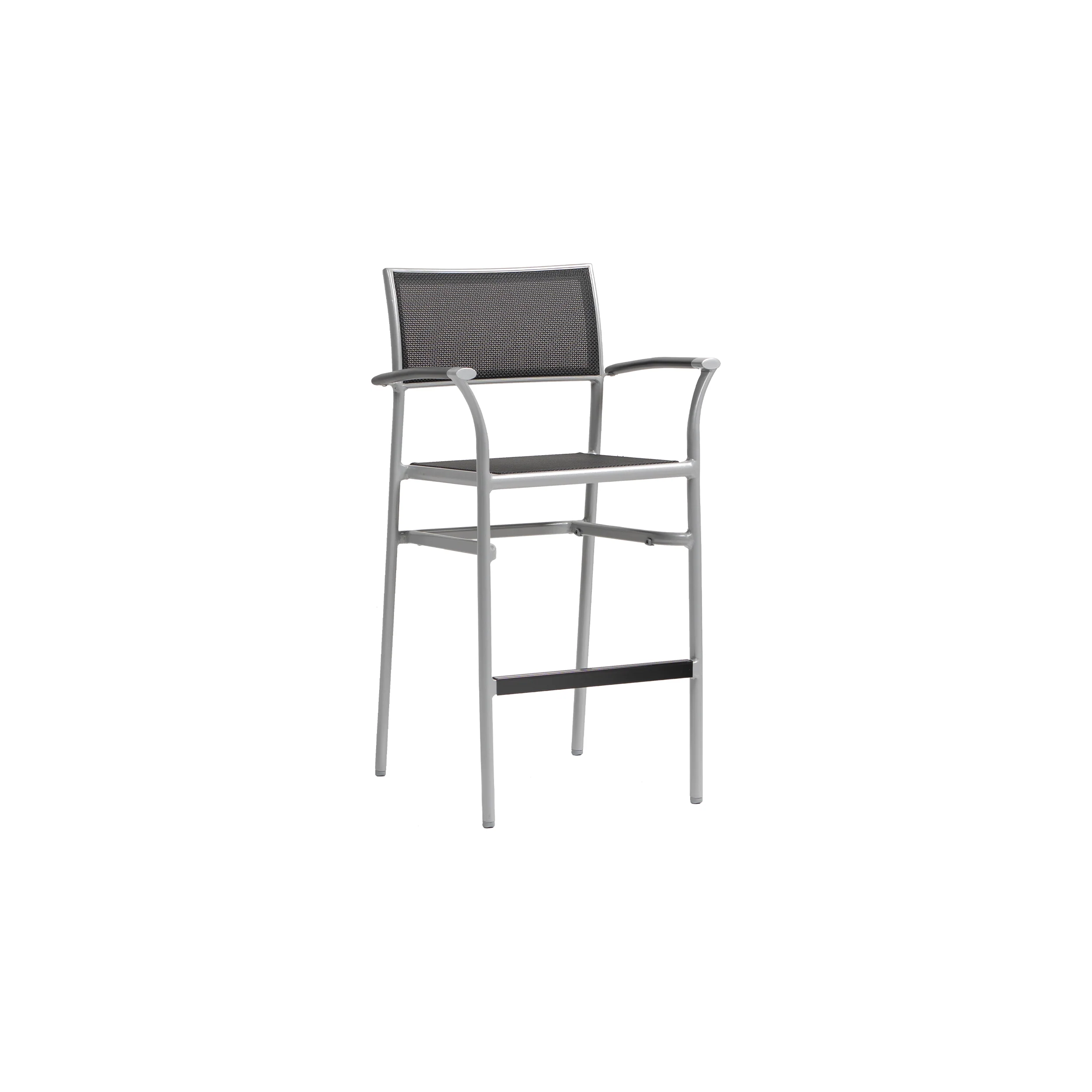 Roma (Sling) Bar Chair With Aluminum Arm (Stackable) - Image 2