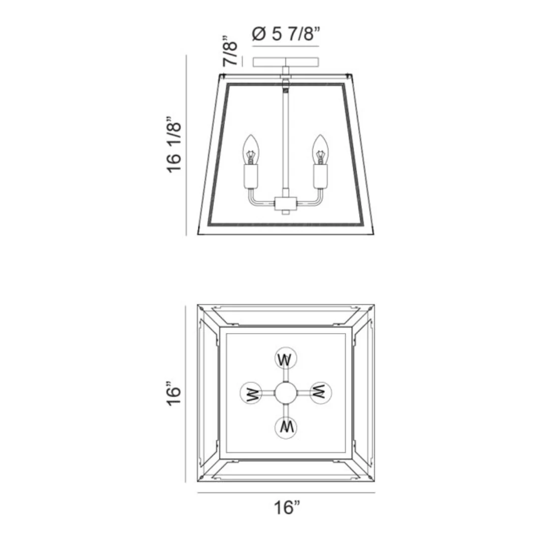 Rosalie Flush Mount - Image 3