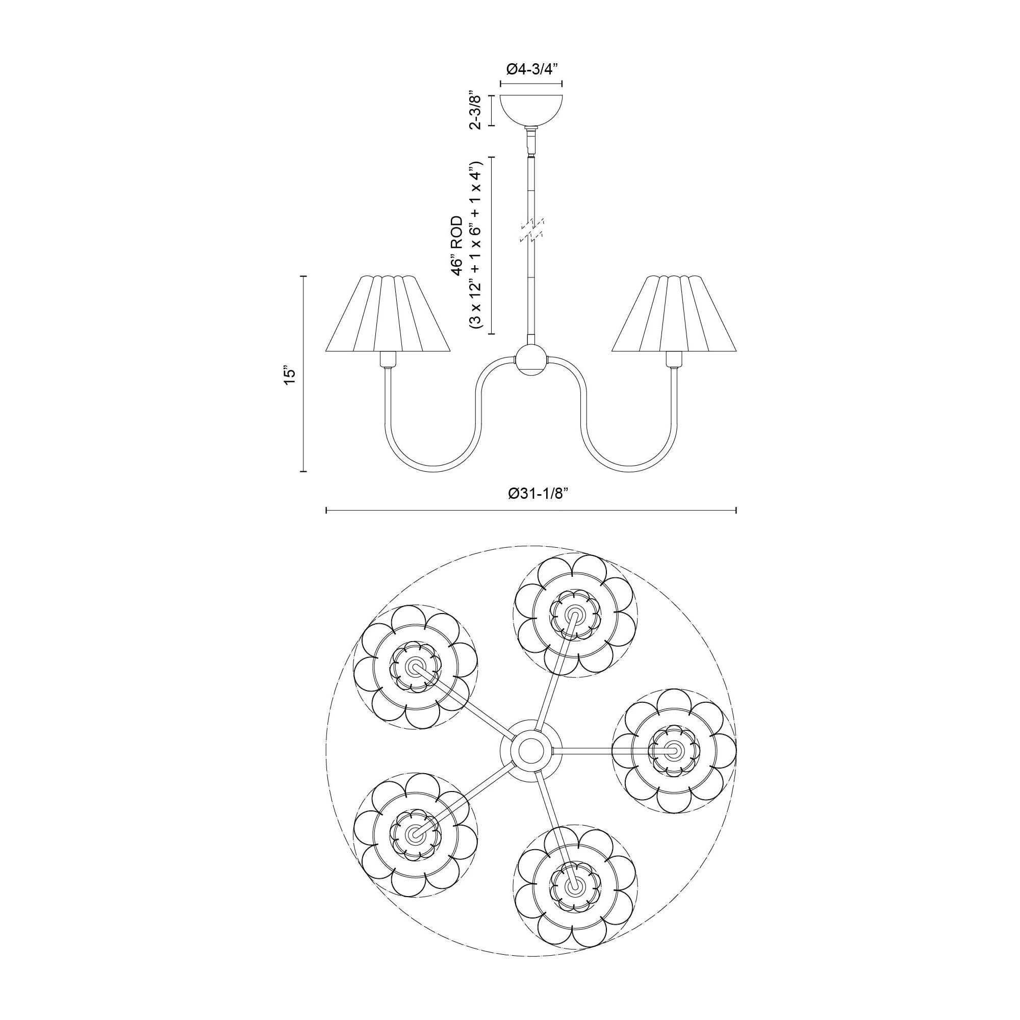 Rosemary Chandelier - Image 12