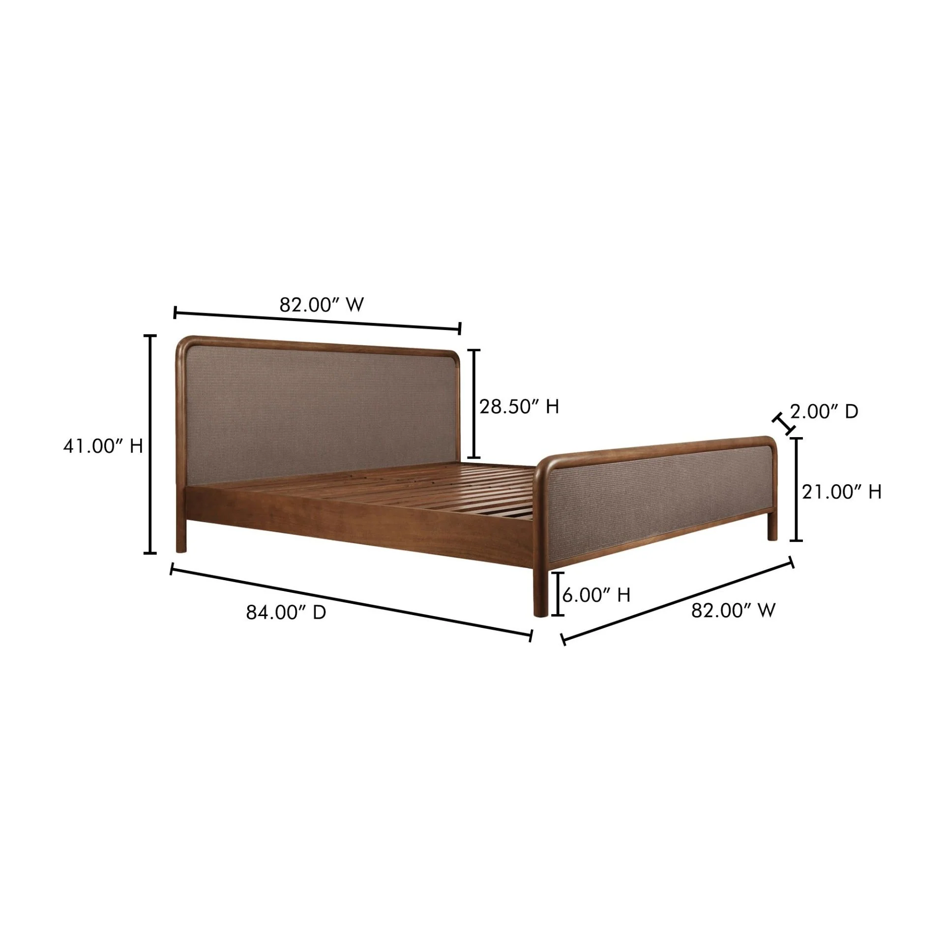Rye Bed Warm Brown - Image 20