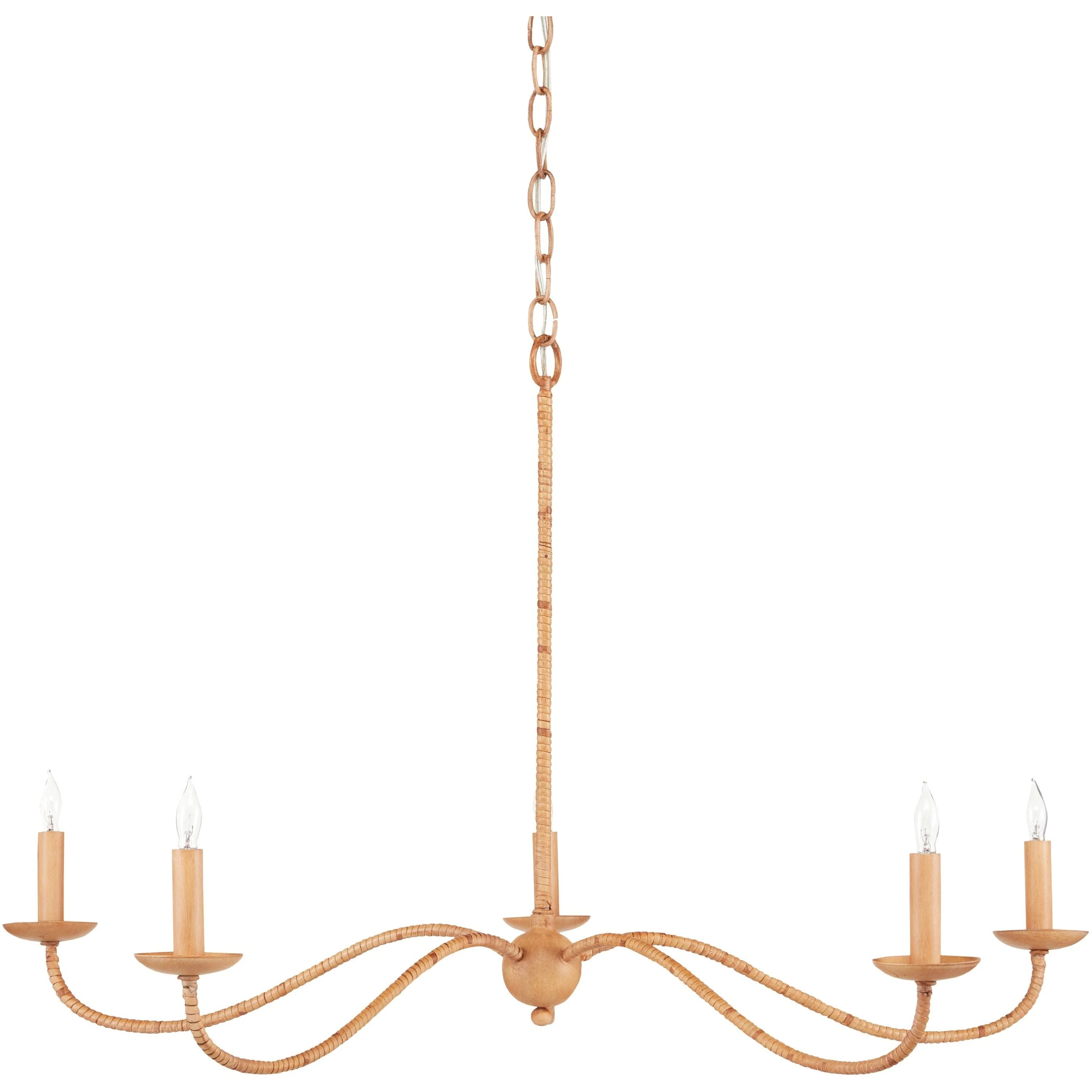 Saxon Rattan Chandelier - Image 2
