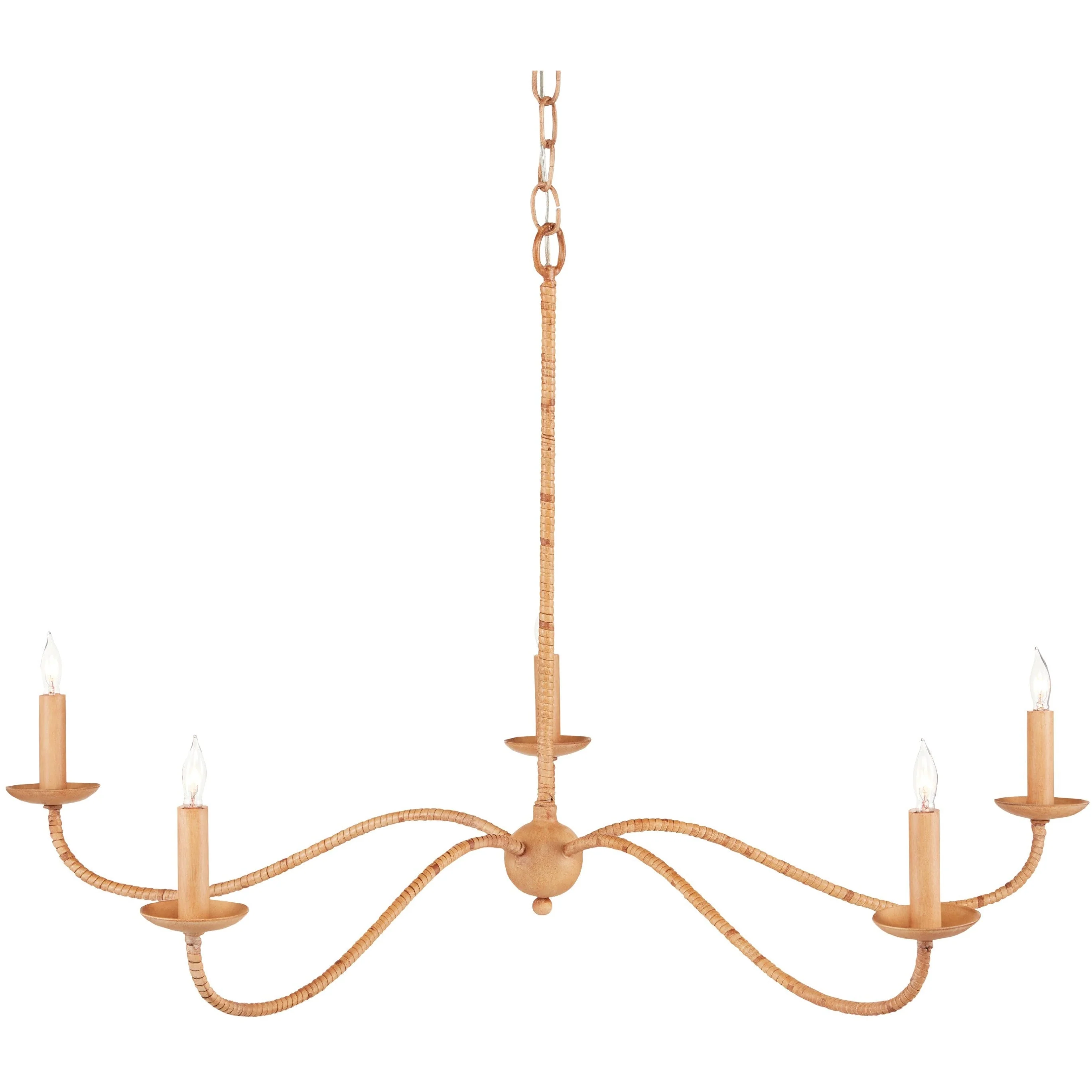 Saxon Rattan Chandelier - Image 3