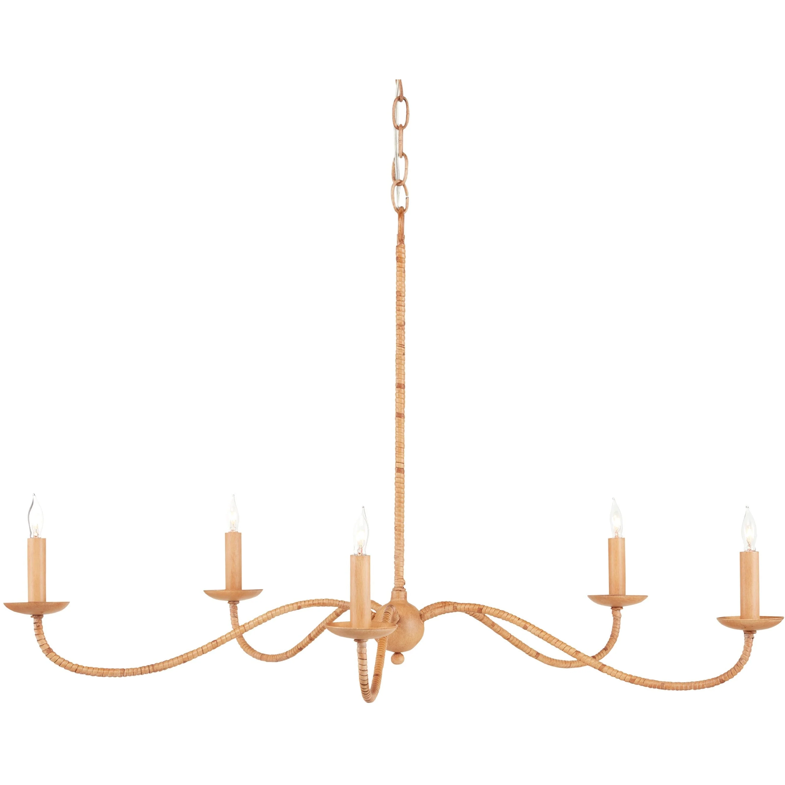Saxon Rattan Chandelier - Image 4