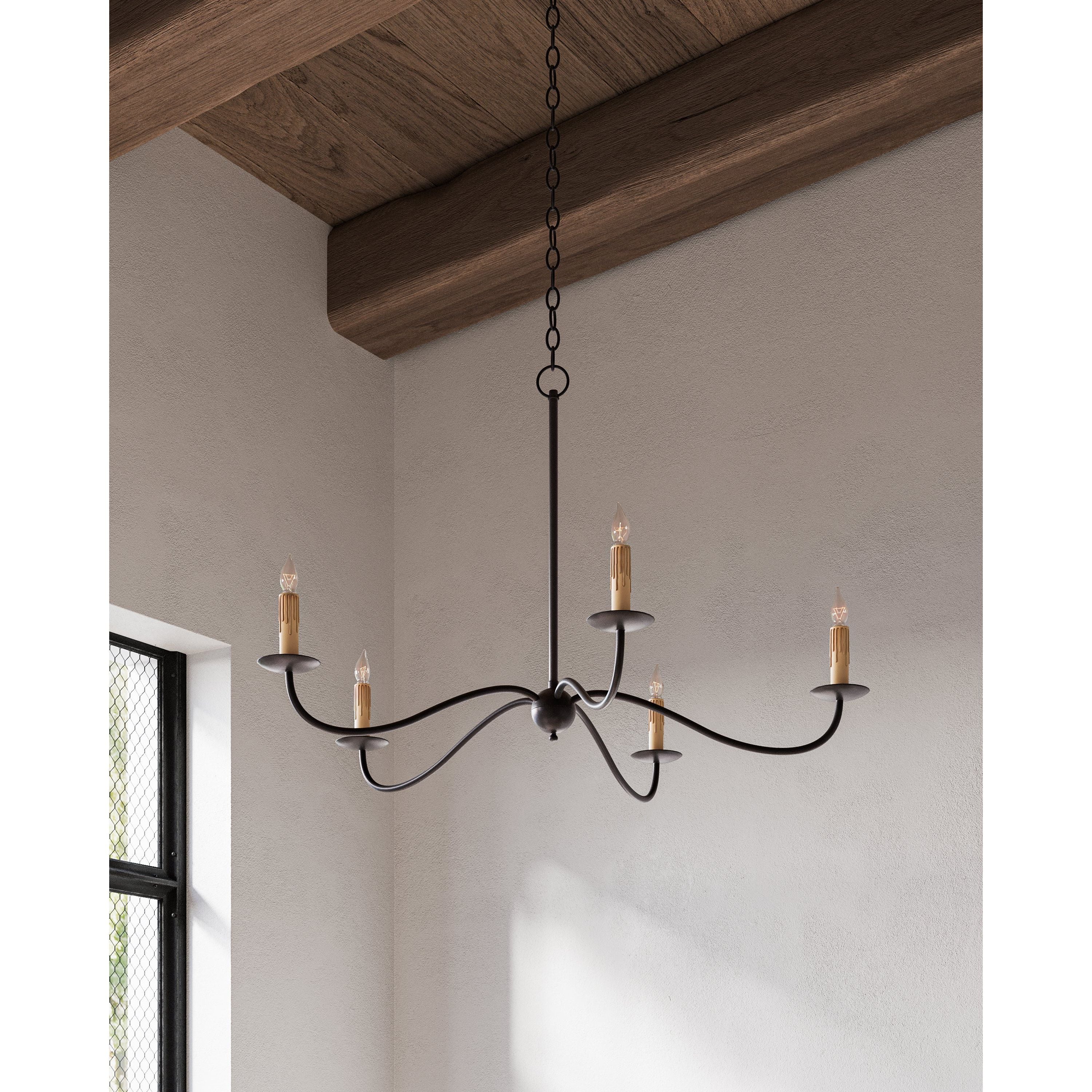 Saxon Small Black Chandelier - Image 3