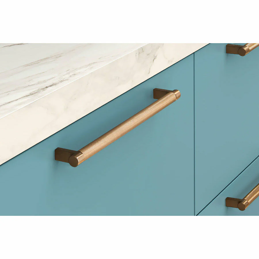 Select Rectangular Knurled Bar Cabinet Pull - Image 3