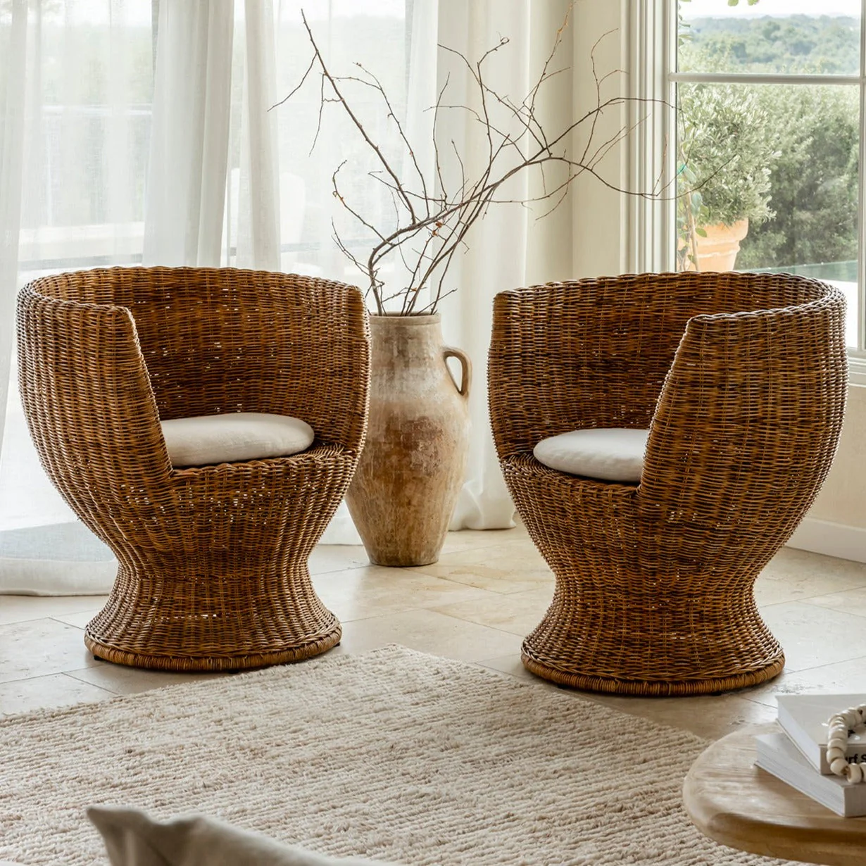 Siena Woven Lounge Chair - Image 4