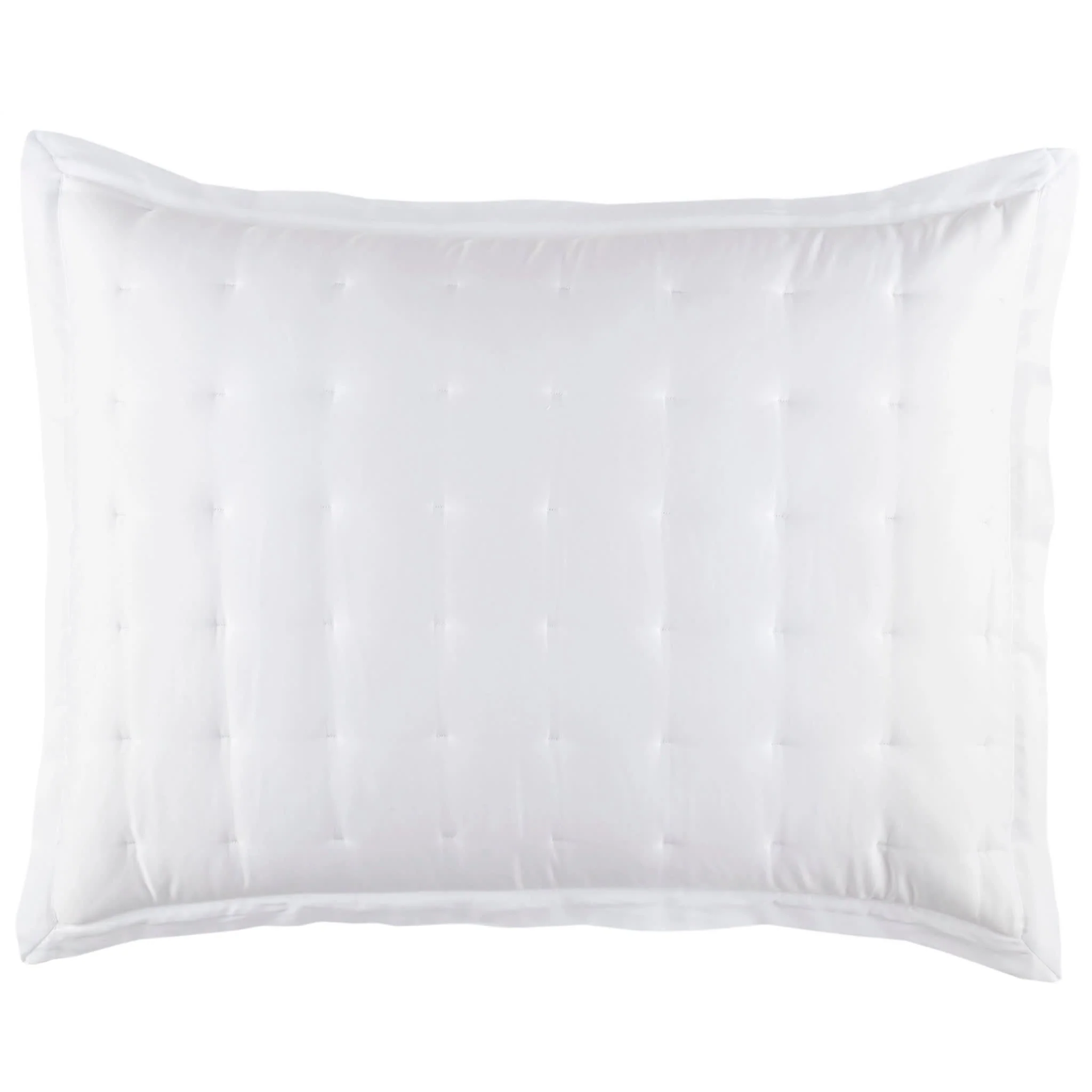 Silken Solid Puff Sham | White - Image 5