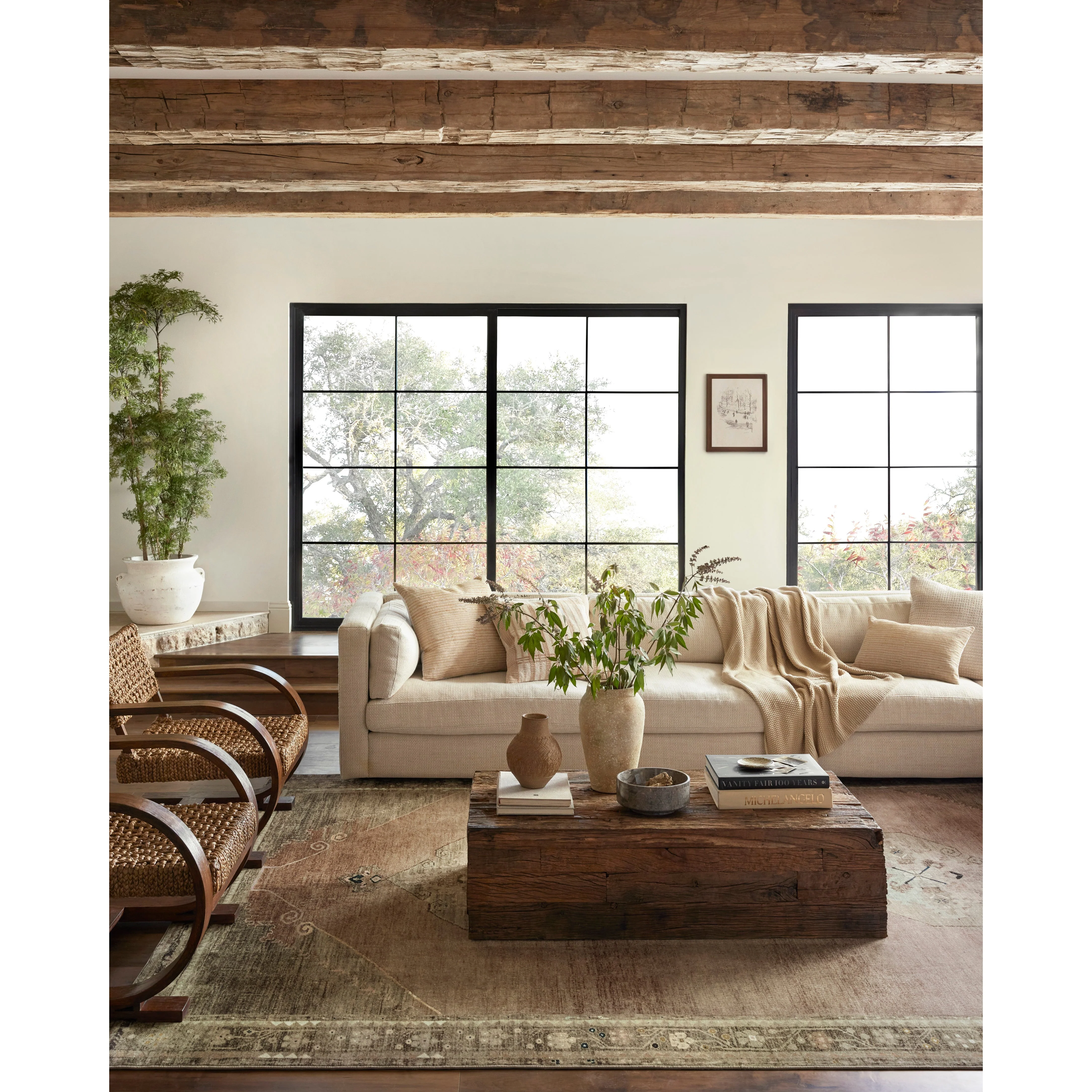 Sinclair Clay / Tobacco  Rug | Magnolia Home by Joanna Gaines x Loloi - Image 4