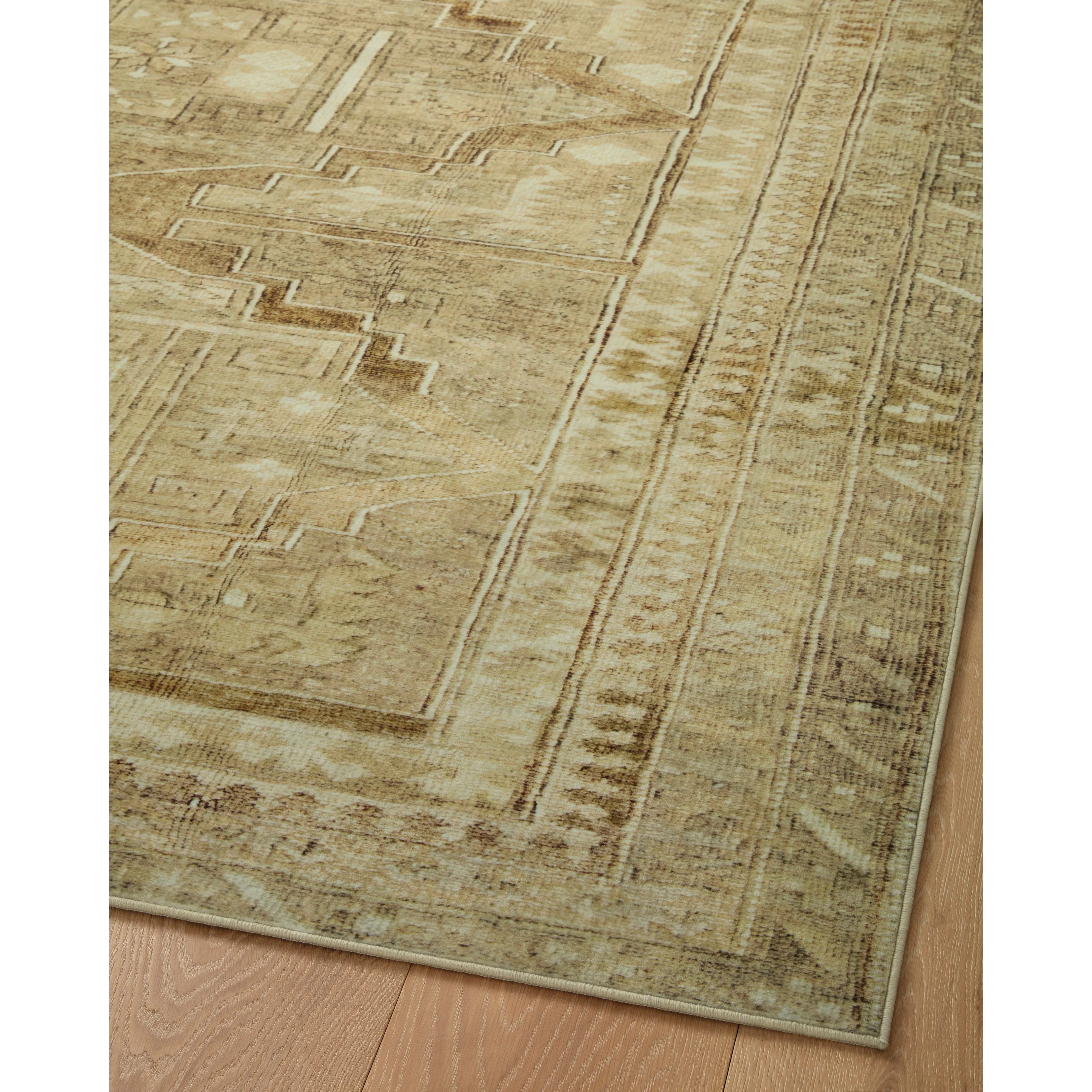 Sinclair Khaki / Tobacco  Rug | Magnolia Home by Joanna Gaines x Loloi - Image 8