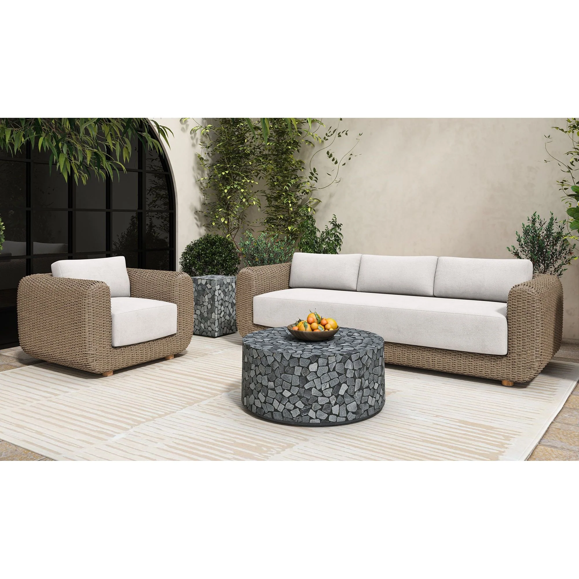 Soma Outdoor Sofa Natural - Image 3