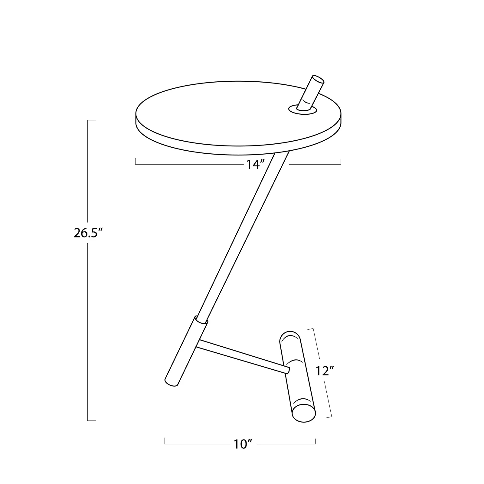Spyder Accent Table - Image 10